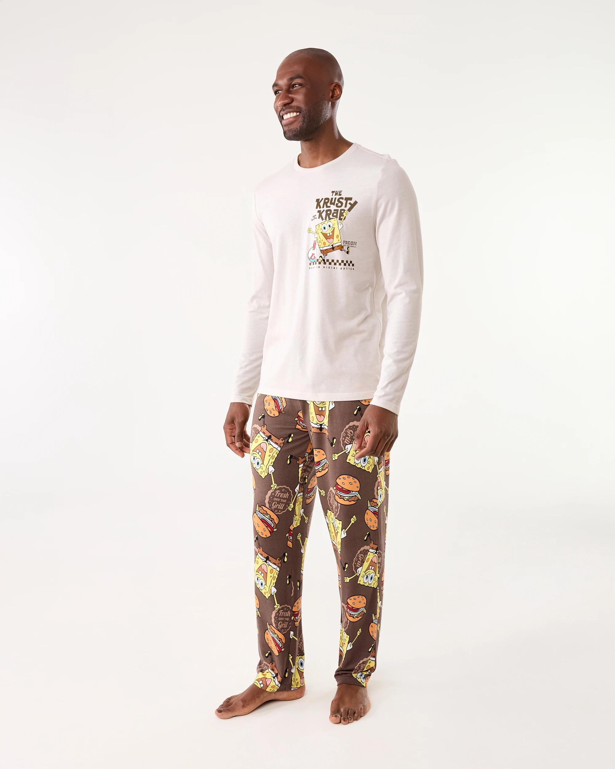 2 SpongeBob SquarePants License Long Sleeve Pyjama Set Spongebob, 2 of 9