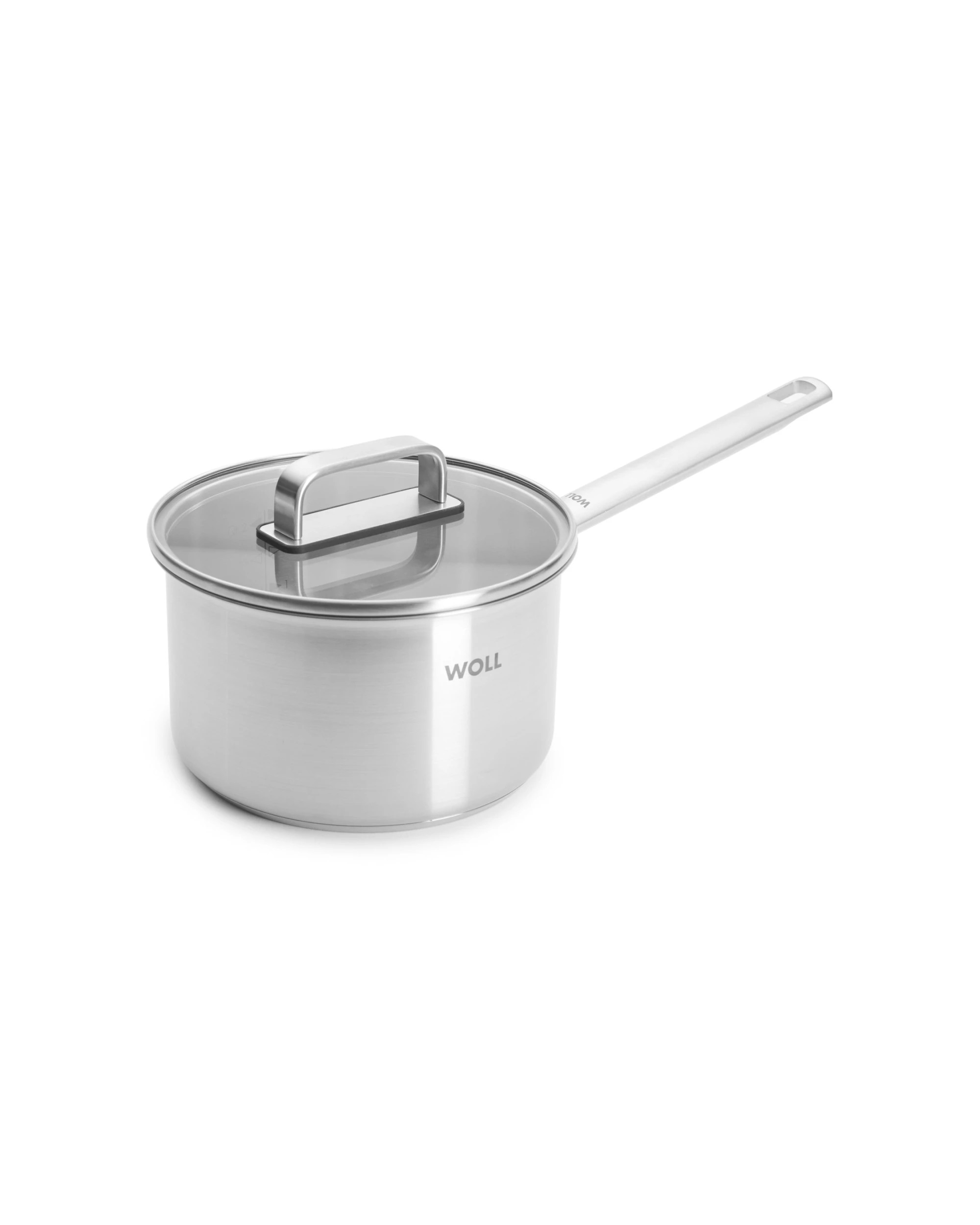 1 Woll Steel Saucepan With Lid 18cm 2.6L Premium Stainless Steel - Silver, 1 of 5