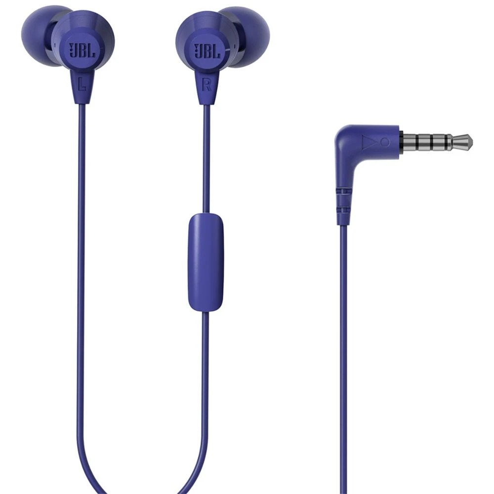 2 JBL C50HI Earphones Blue, 2 of 3