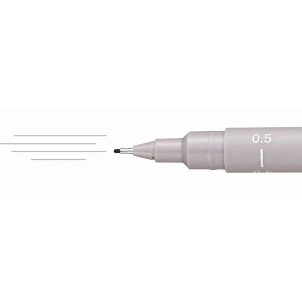 2 Uni Pin Fineliner 0.5 mm Light Grey, 2 of 2