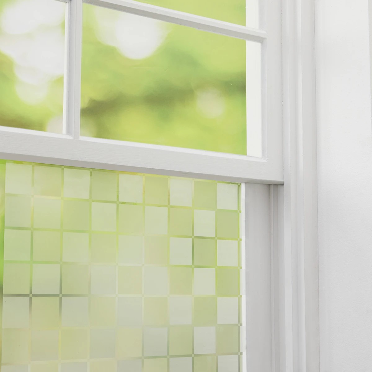 1 Removable Checkerboard Window Film, 1 of 7