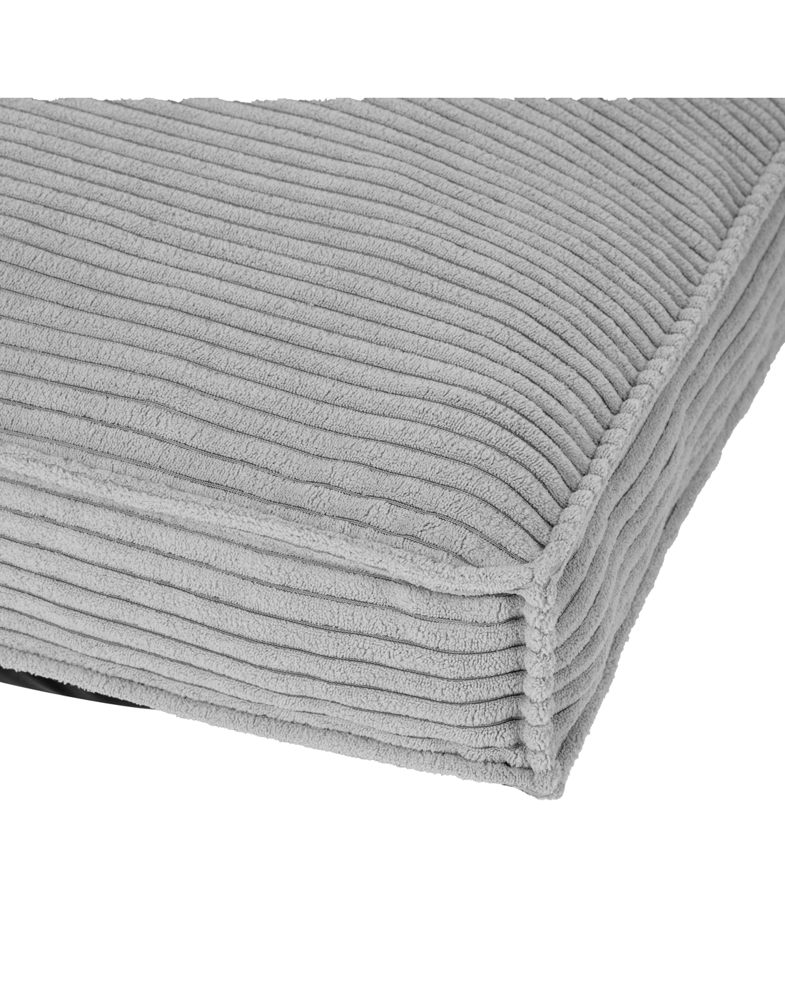 3 Pet Bed Rectangle Corduroy - Extra Large, Light Grey, 3 of 7
