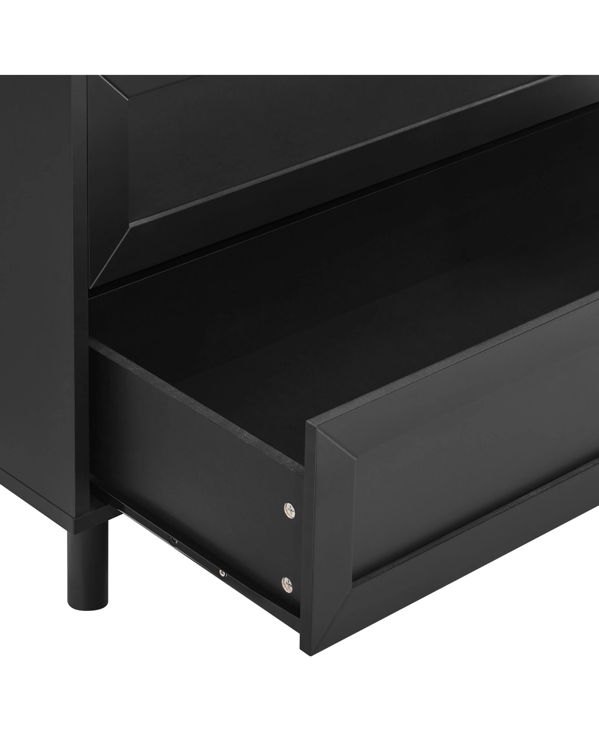 9 Kodu Tallboy Dresser Chest 5 Drawers - Black, 9 of 10