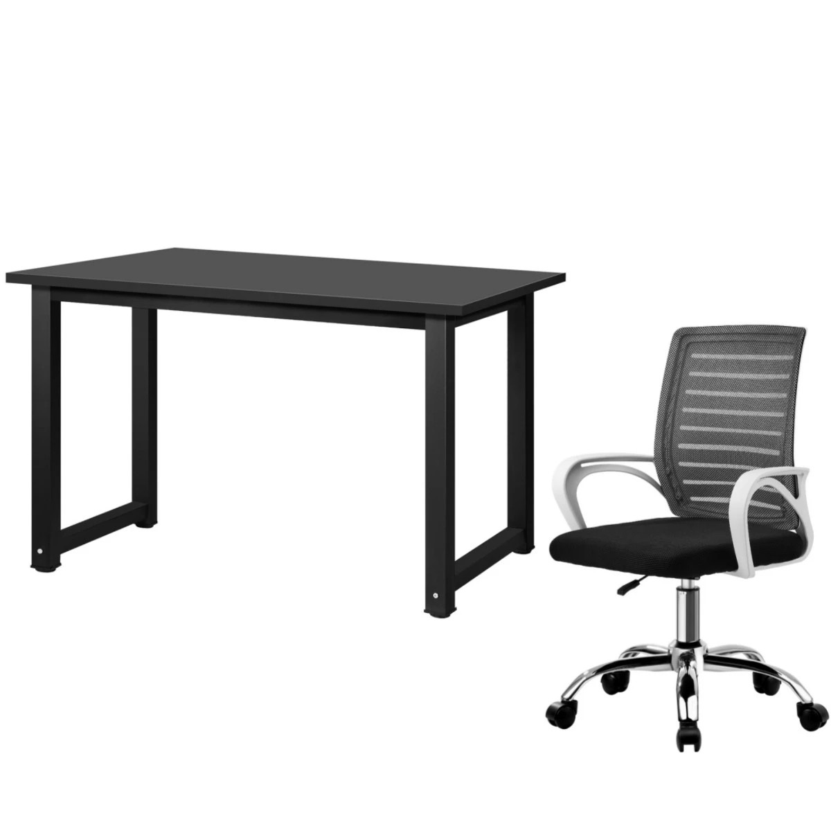 1 Oikiture Home Office Desk and Chair Set - Multi, 1 of 8