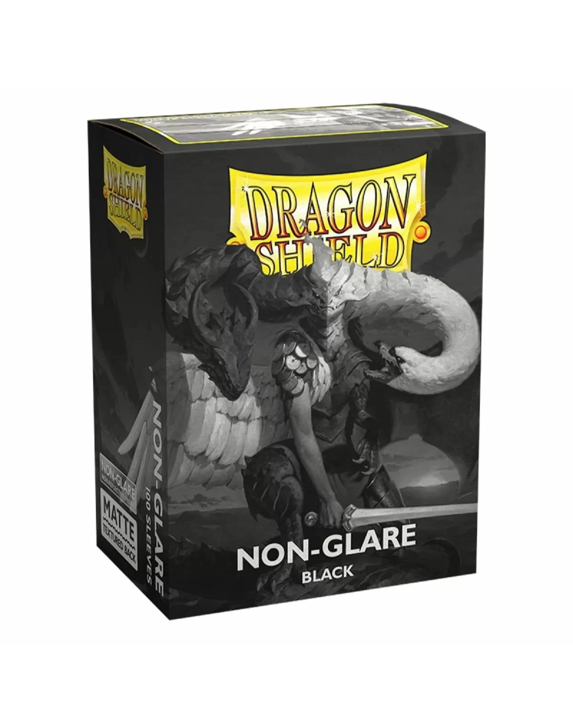 1 Dragon Shield Non-Glare Sleeves Black 100 Pack - Black, 1 of 2