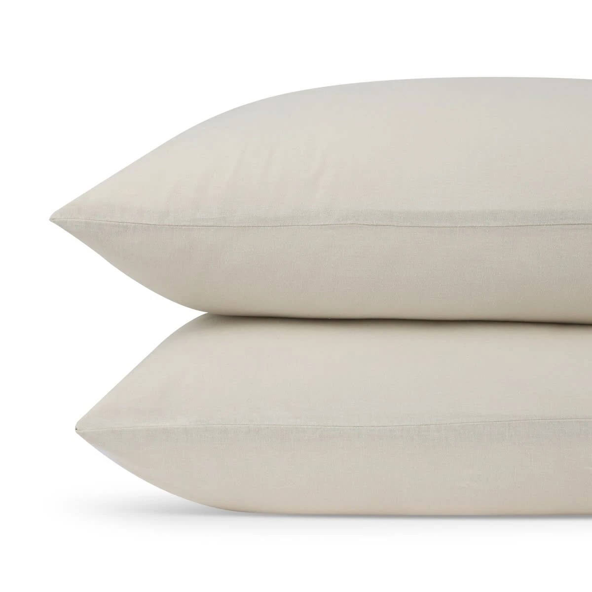 2 Cotton Linen Sheet Set - Queen Bed, Natural, 2 of 6