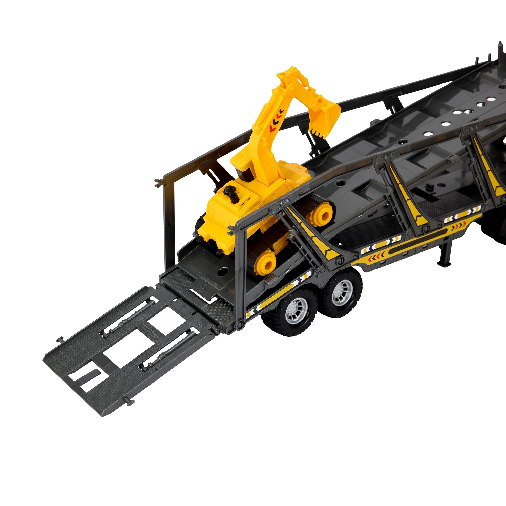 6 Lights and Sounds Construction Hauler Playset, 6 of 7