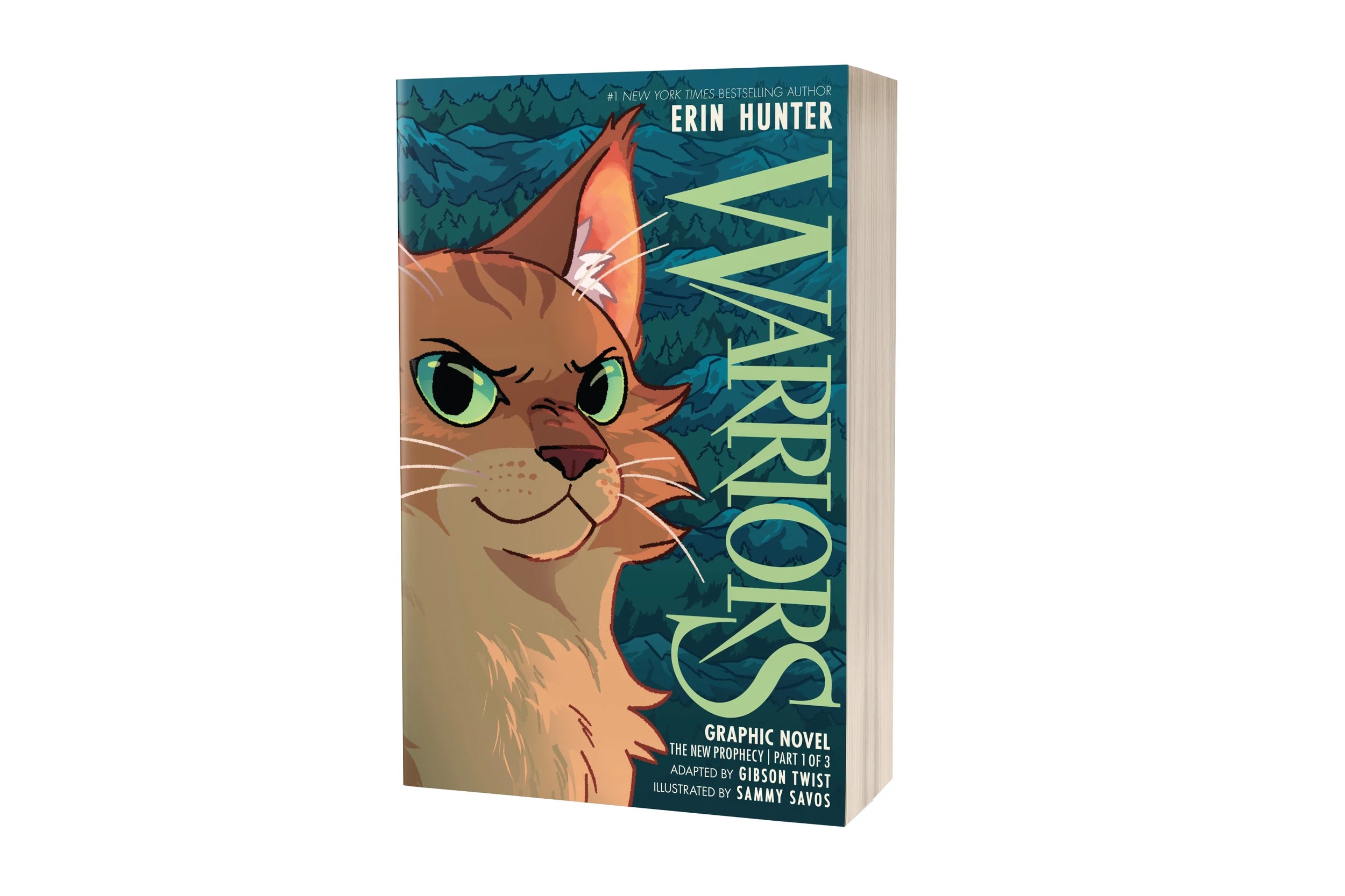 1 Warriors Graphic Novel: The New Prophecy by Erin Hunter - Book, 1 of 2