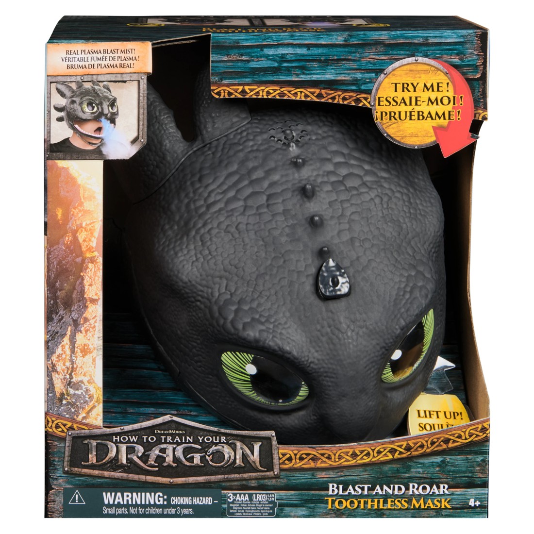 1 How To Train Your Dragon Blast and Roar Toothless Mask, 1 of 7