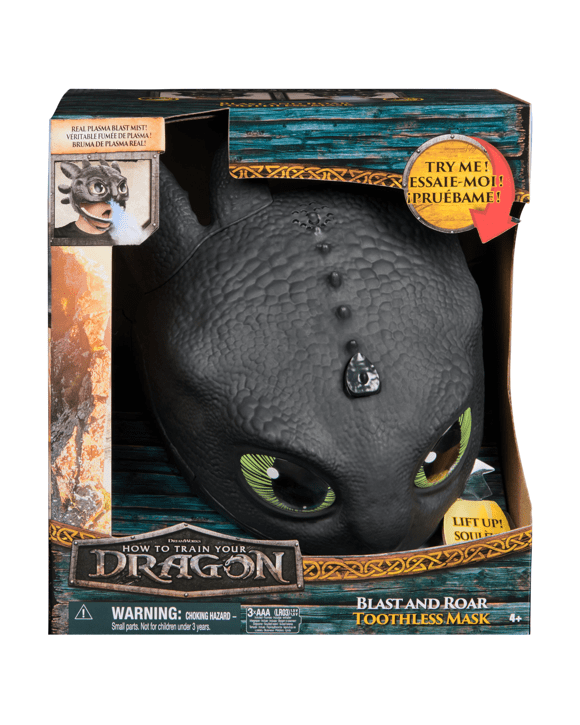 How To Train Your Dragon Blast and Roar Toothless Mask