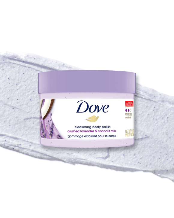 Dove Exfoliating Body Polish 298g - Crushed Lavender & Coconut Milk