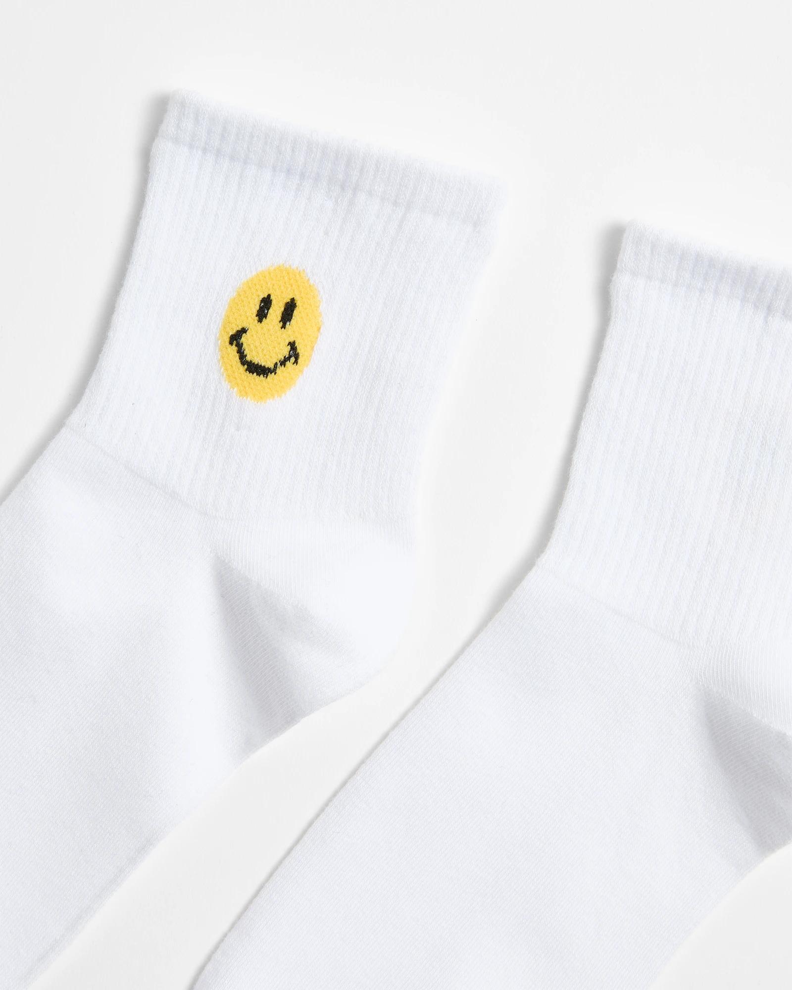 2 Target Australian Cotton Blend Womens Quarter Crew Sport Socks SMILEY, 2 of 3