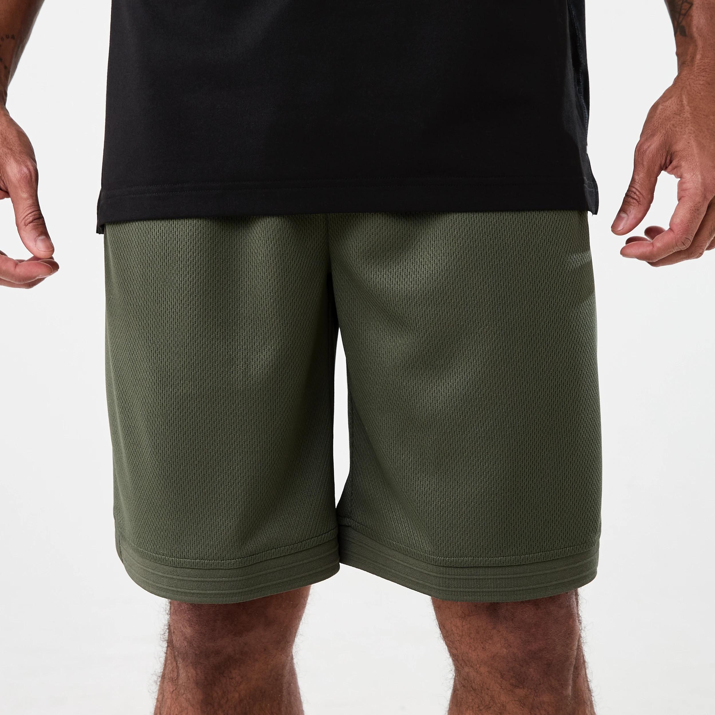 1 Active Mens Relaxed Basketball Shorts DEEPEST GREEN, 1 of 7