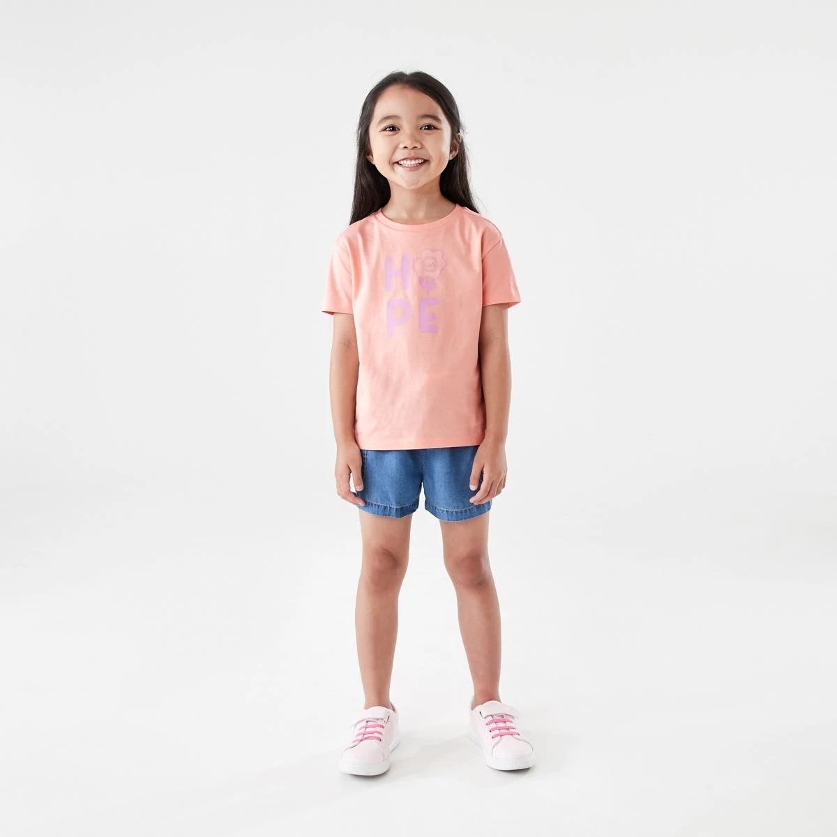 5 Printed T-shirt BLOOMING HOPE APRICOT BLUSH, 5 of 6