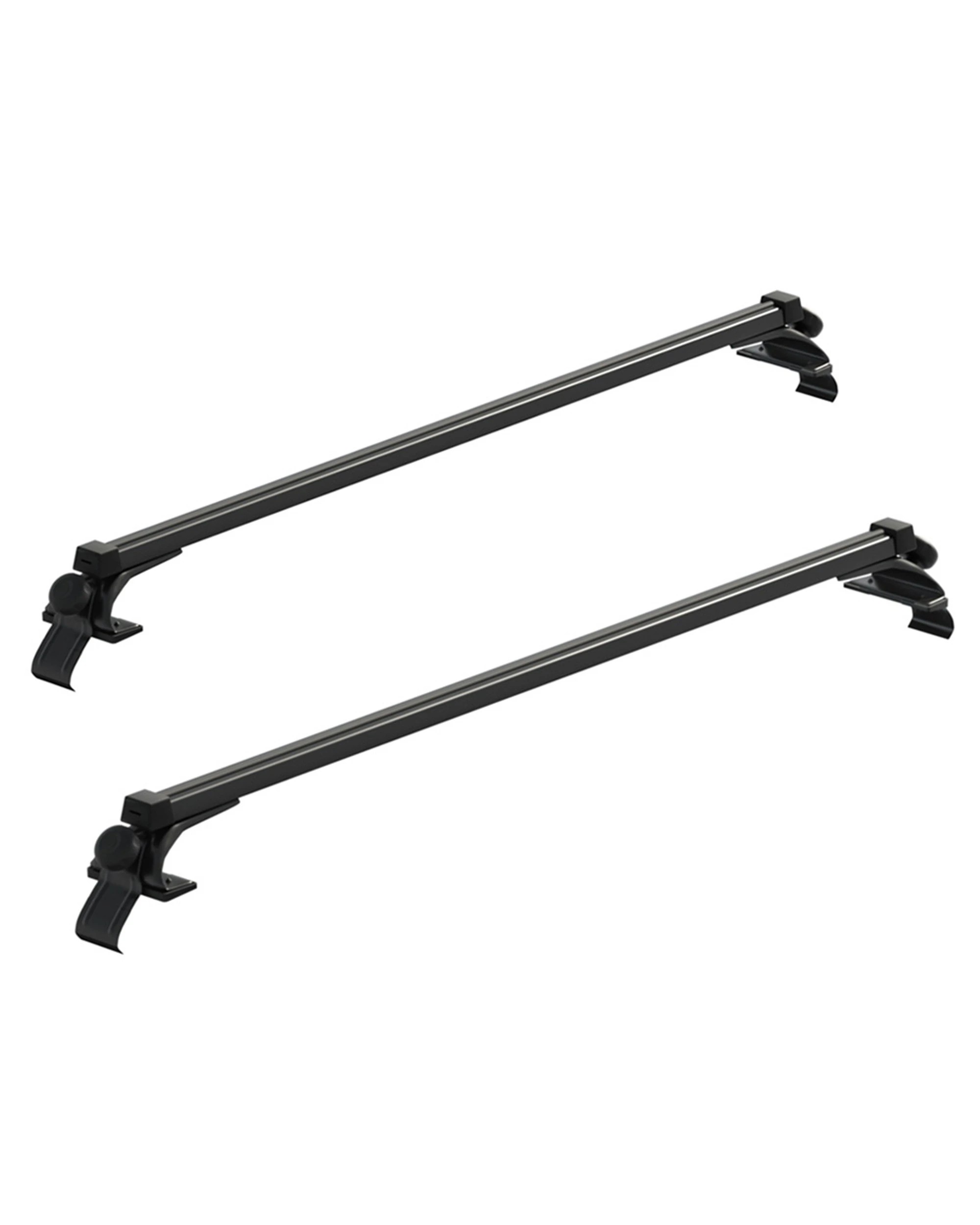 1 Giantz Universal Car Roof Racks Pod Aluminium Cross Bars Brackets 145cm - Black, 1 of 5