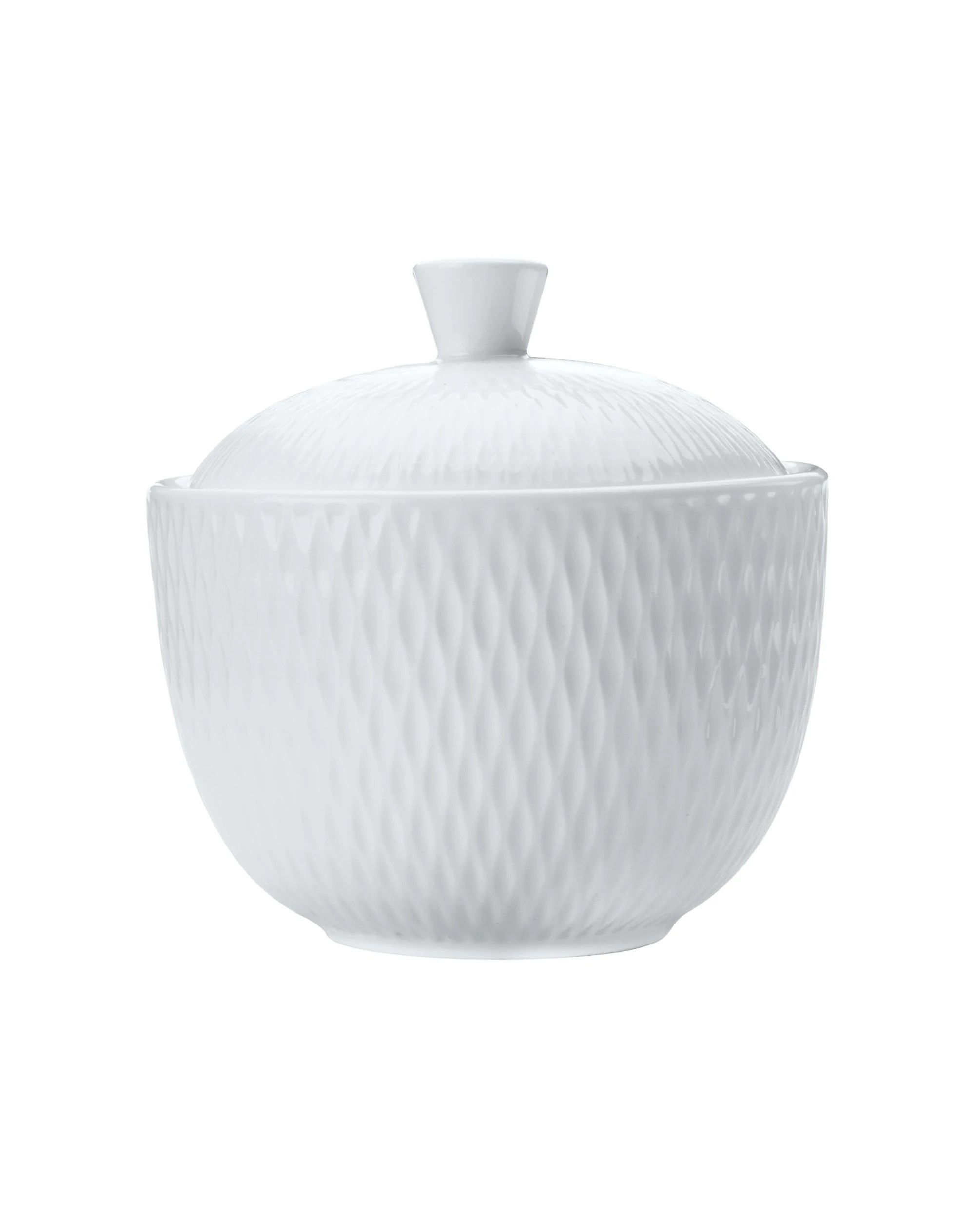 2 Maxwell & Williams 2PK White Basics Porcelain Sugar Bowl Container With Lid - White, 2 of 2