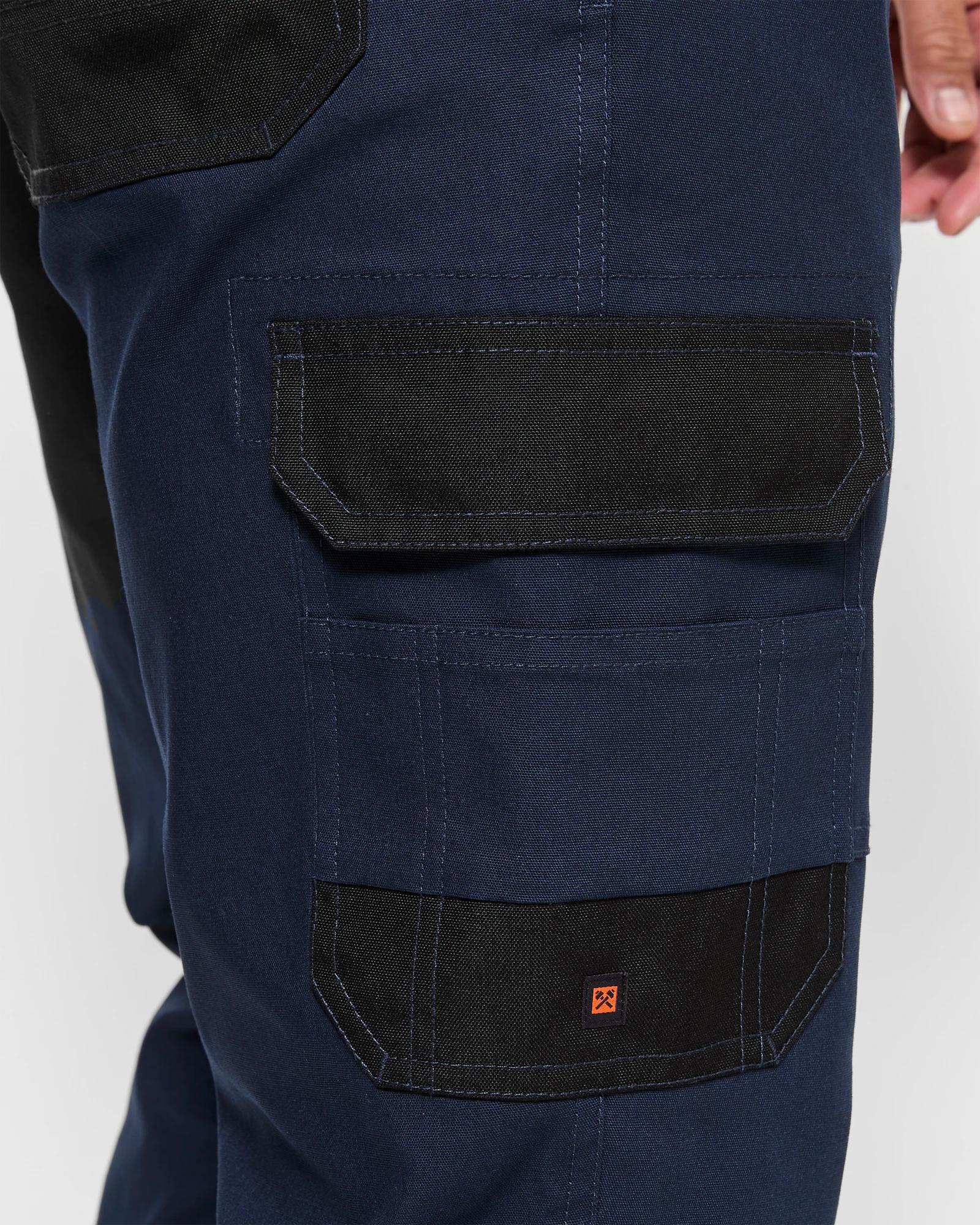 5 Australian Cotton Performance Cargo Pants - Graphite NAVY BLUE, 5 of 5