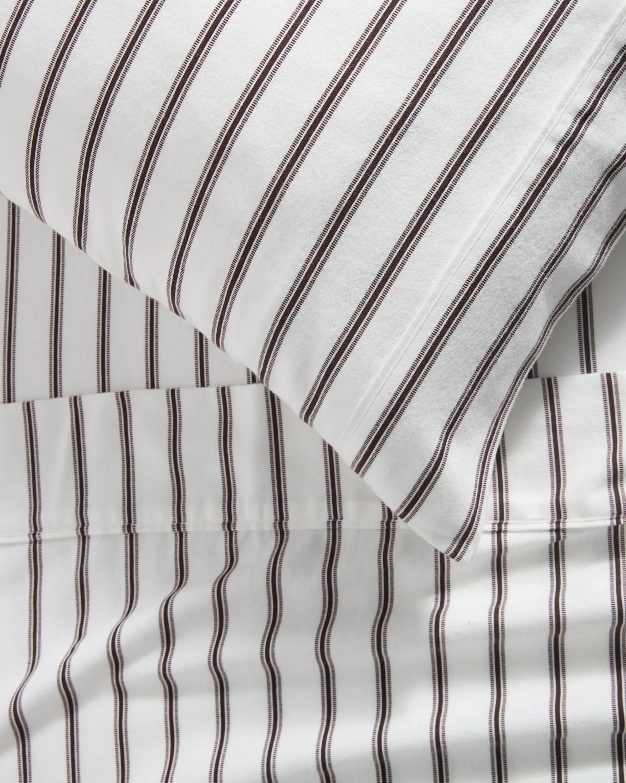 3 Target Taylor Stripe Flannelette Sheet Set - King Single Bed - Brown, 3 of 4