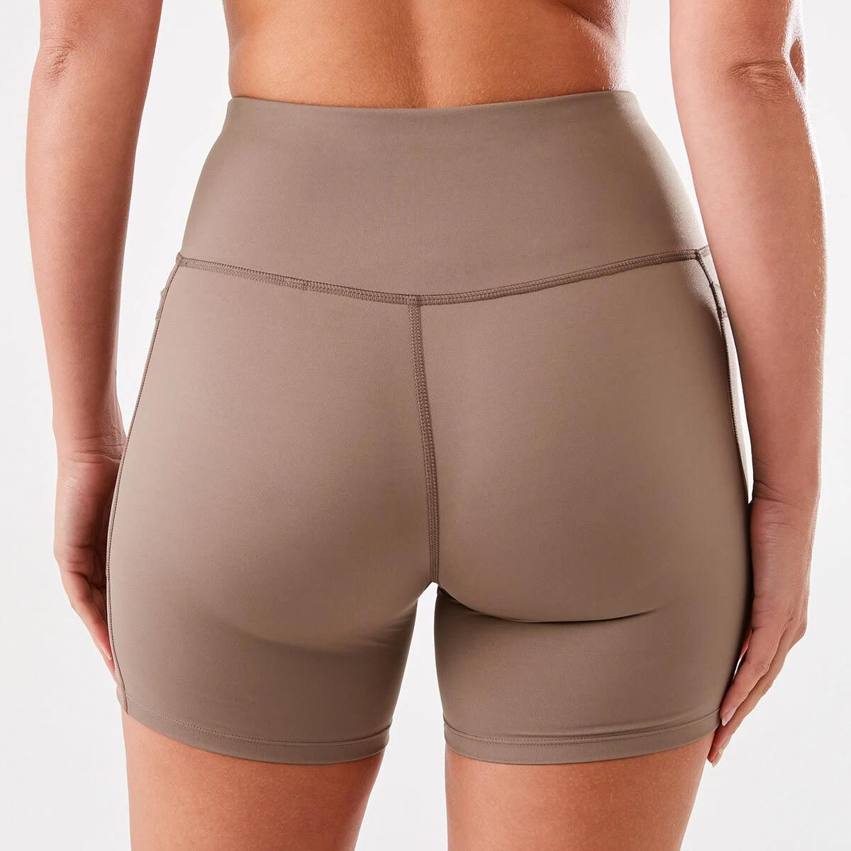 3 Active Womens Train Bike Shorts Wd Taupe, 3 of 6