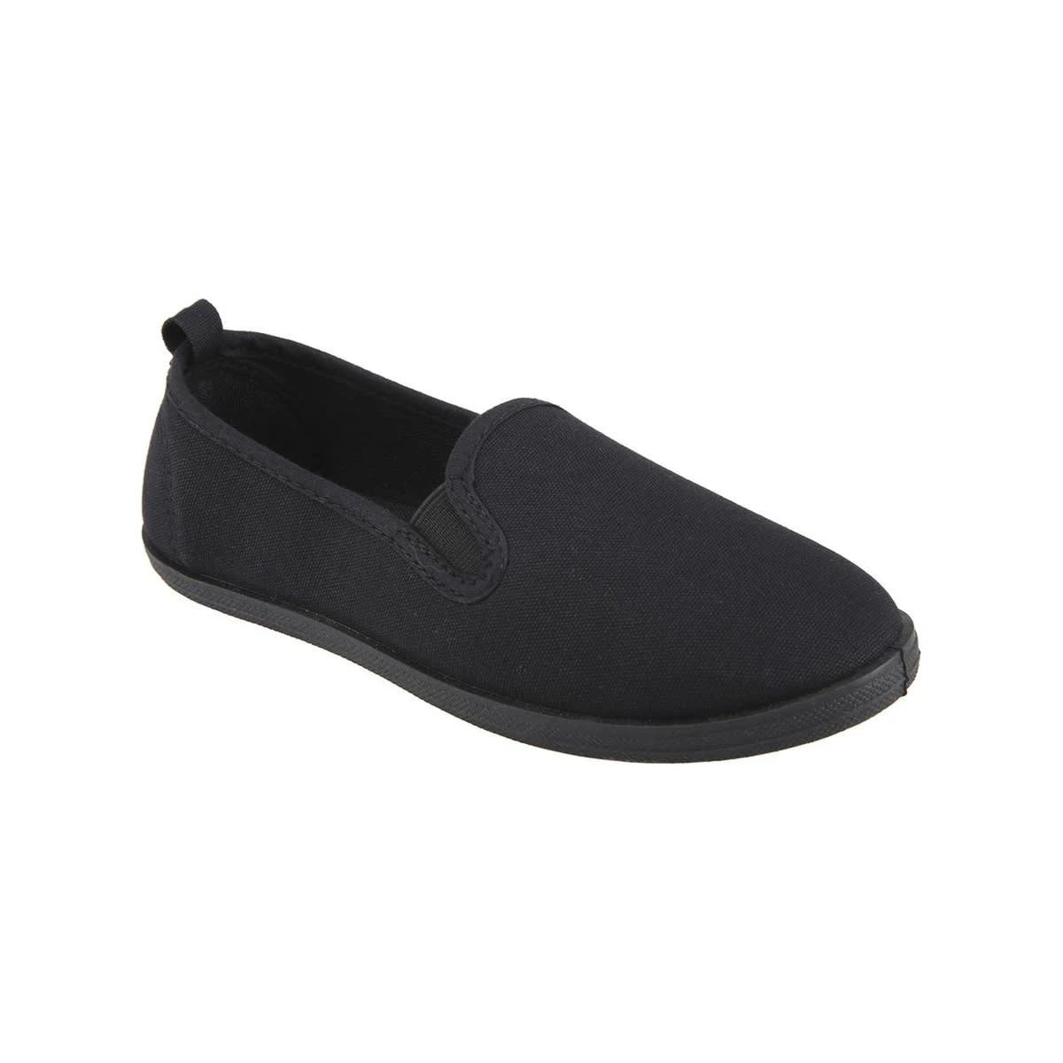 1 Junior Slip On Shoes Black, 1 of 1