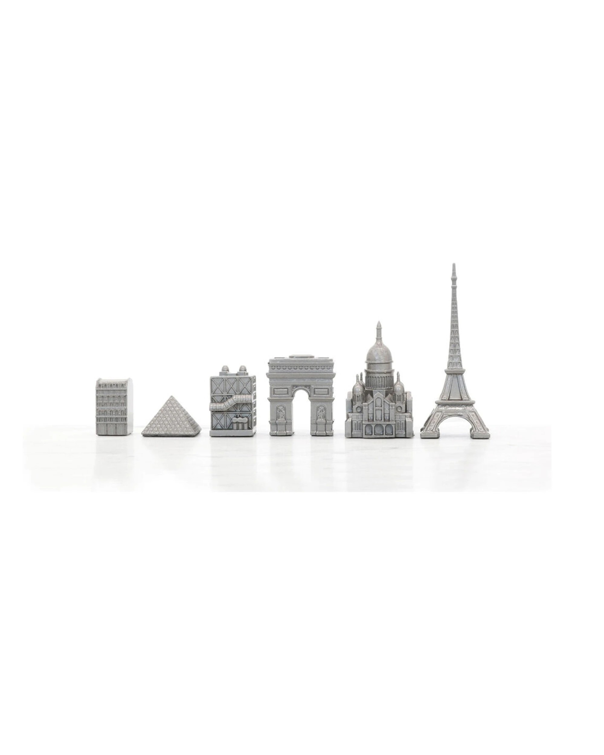 5 Skyline Chess 33pc Paris Edition Wood Board With Printed Paris Map Chess - Multi, 5 of 7