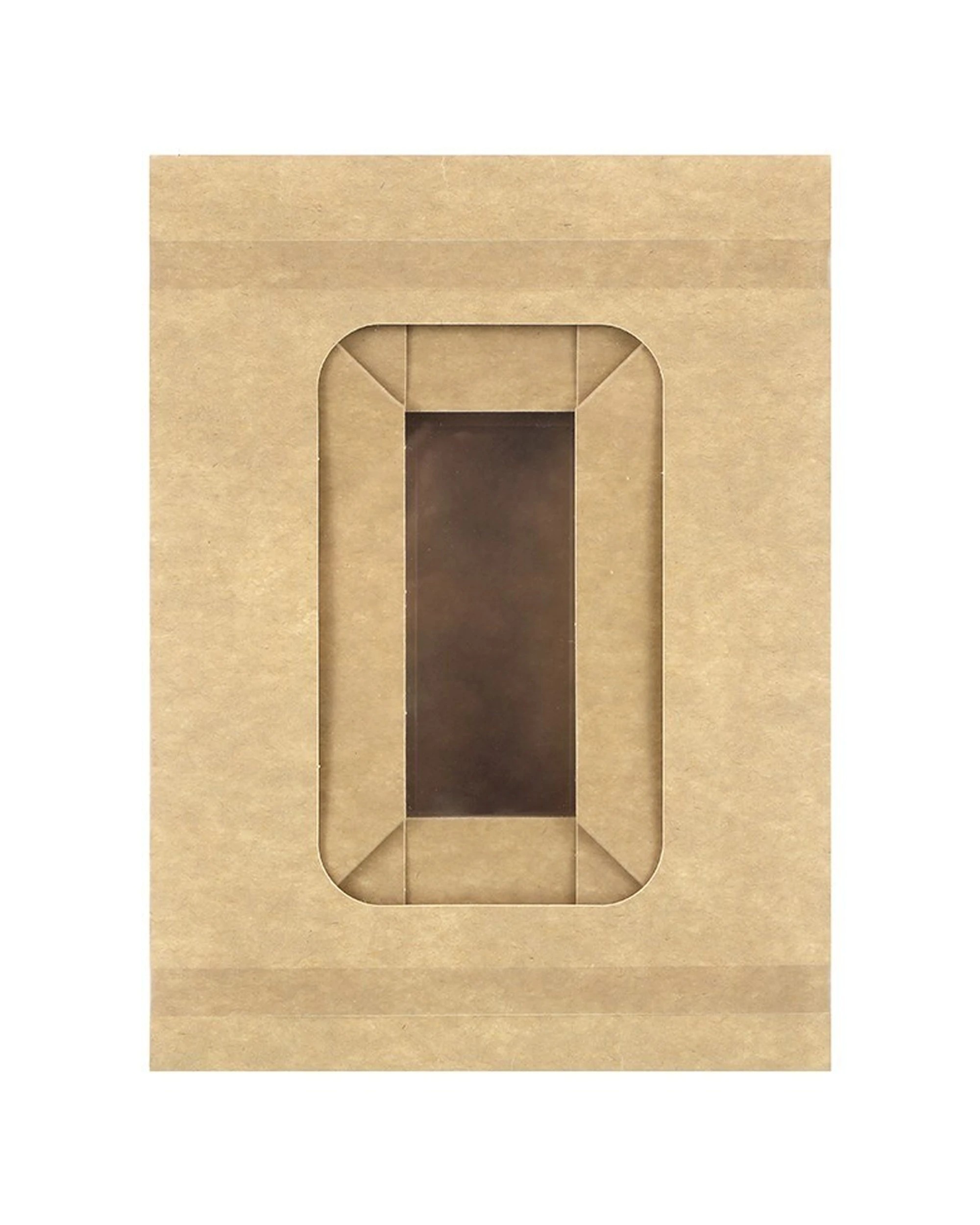 2 5pc Lemon And Lime 21.5cm Eco Kraft Disposable Catering 2l Lidded Grazing Box
 - Brown, 2 of 6