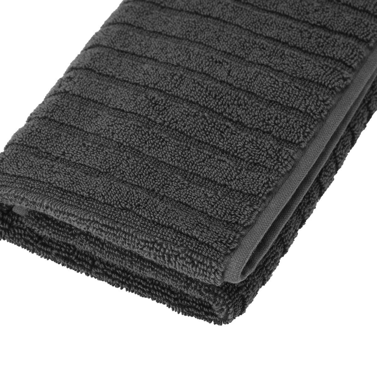 4 Cotton Hand Towel - Grey, 4 of 4