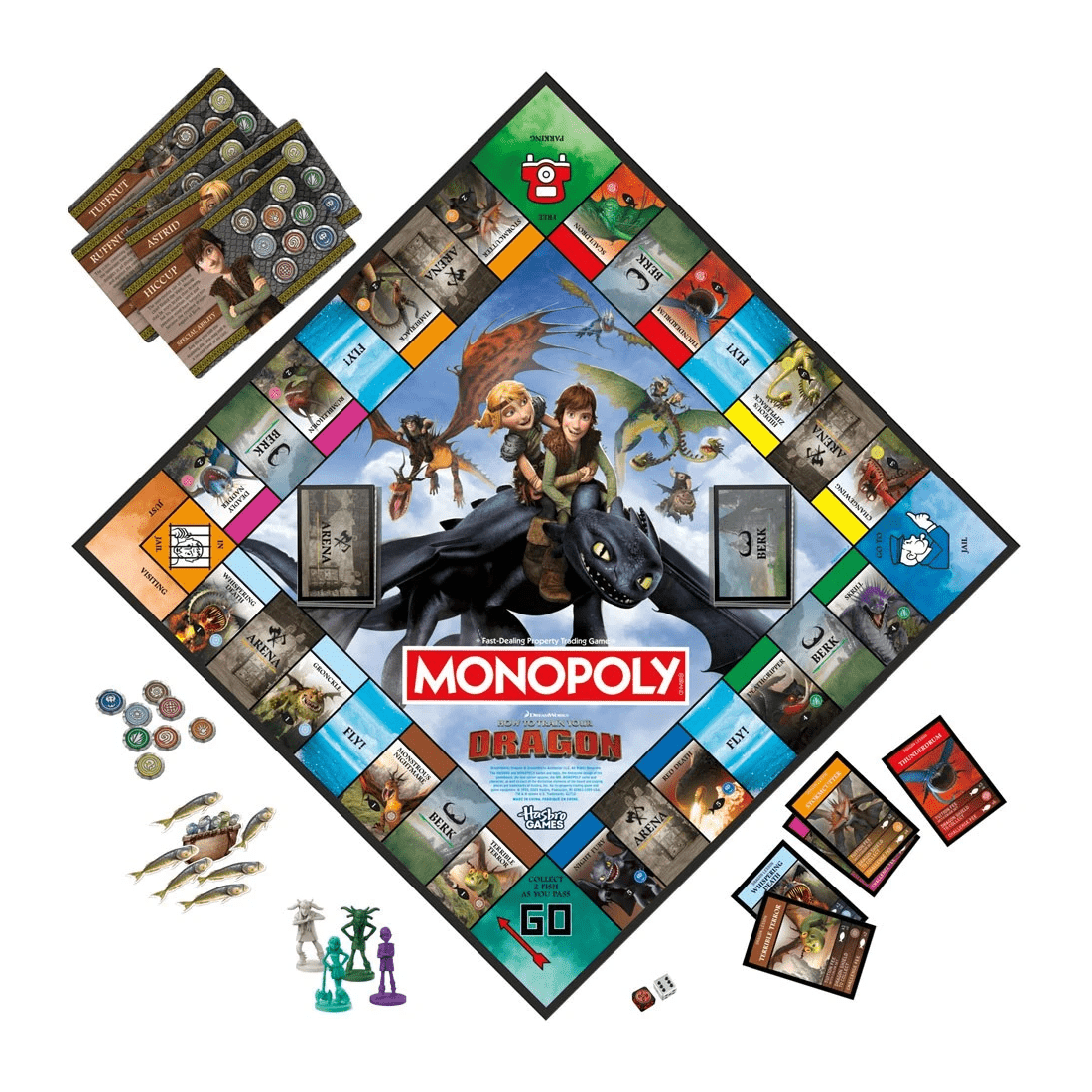 2 Monopoly - How to Train Your Dragon Edition Board Game, 2 of 5