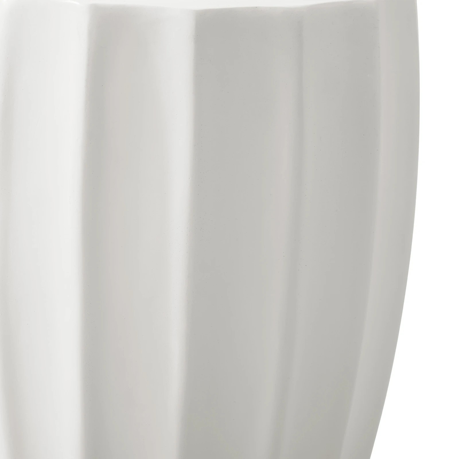 7 Oikiture Side Table End Stool Coffee Bedside Stand Stone Outdoor Indoor
 - White, 7 of 8