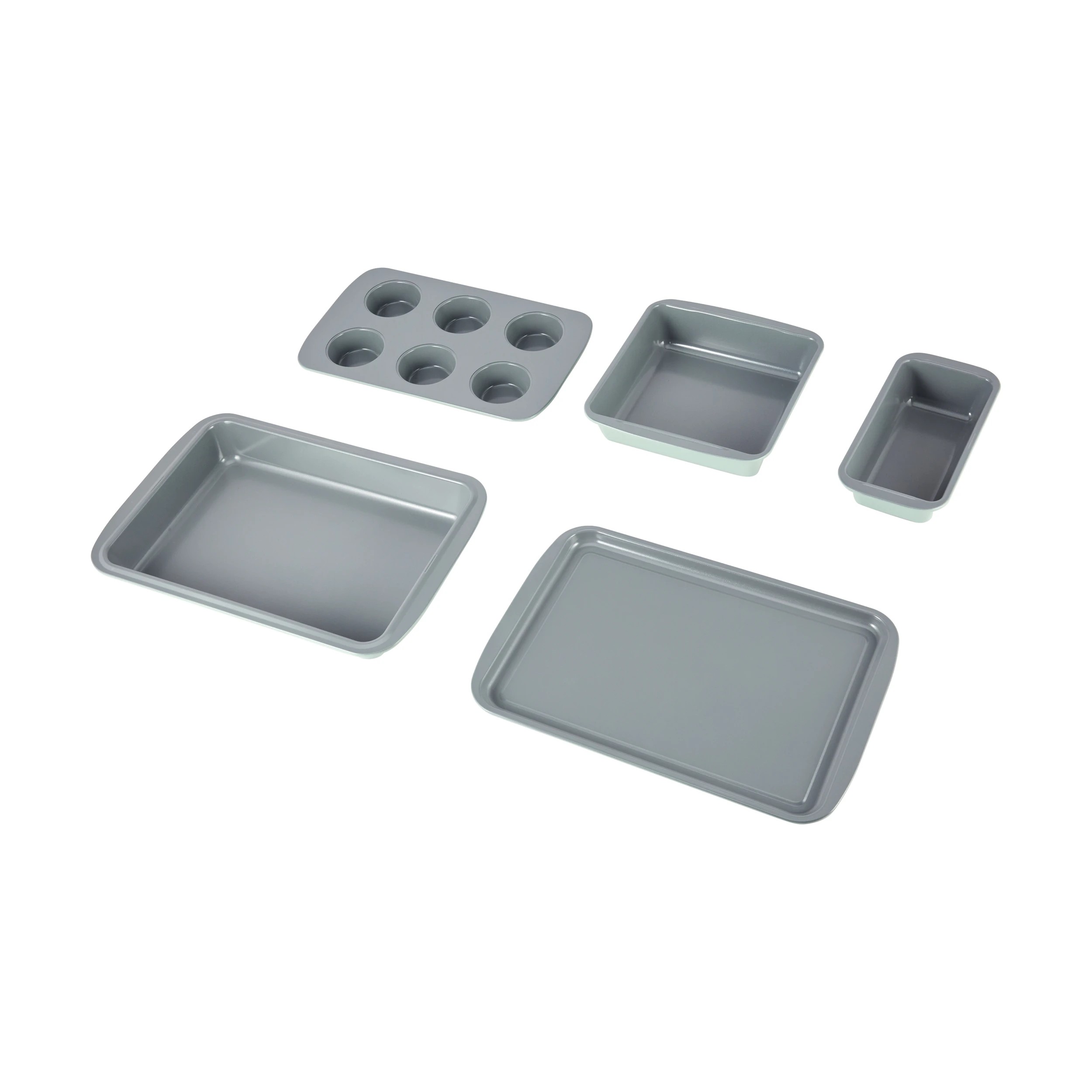 2 5 Piece Bakeware Set - Sage and Dark Grey, 2 of 10