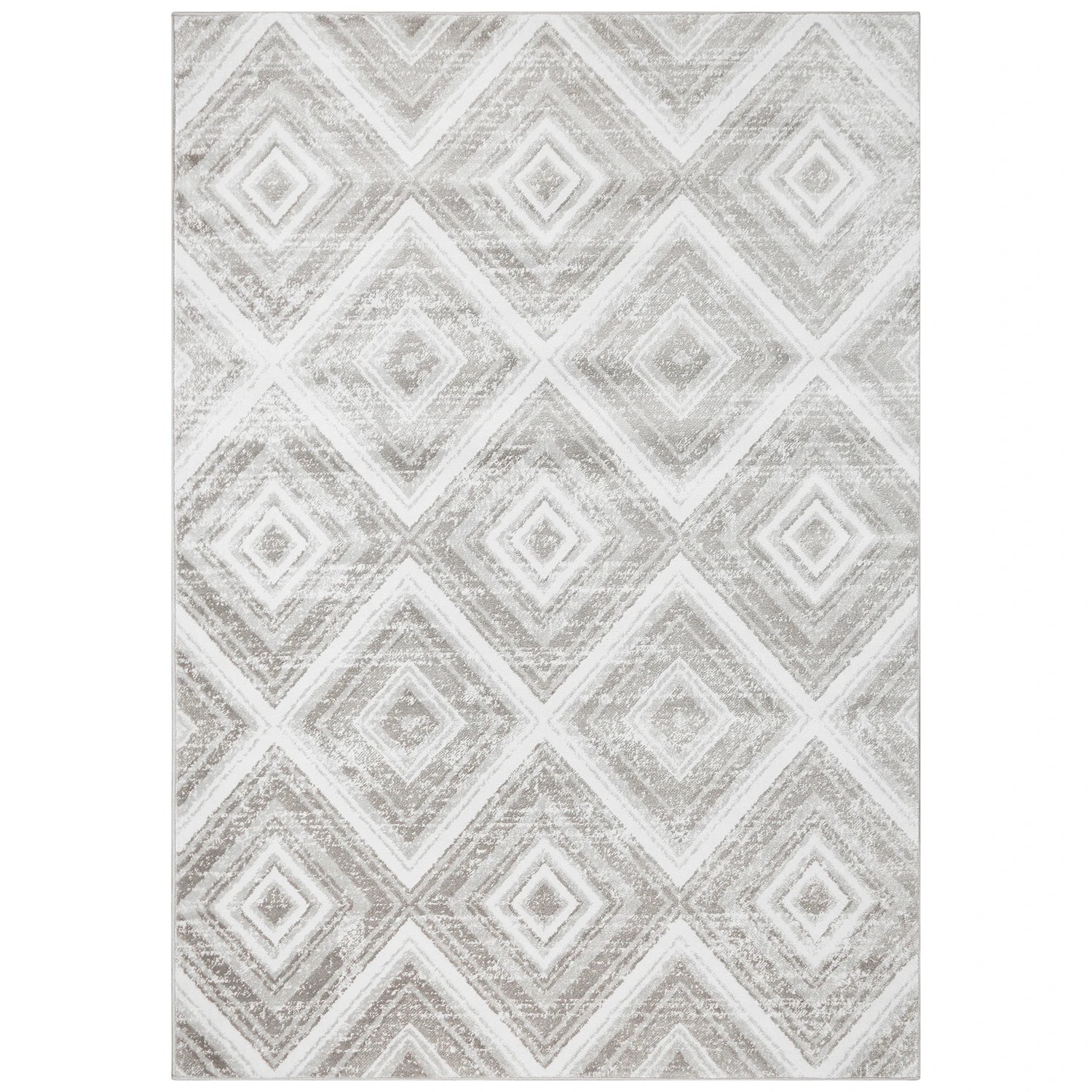 2 Common Ground Rugs Linea 616 290x200cm - Large Power Loomed Pet Friendly Floor Rug - Silver, 2 of 7