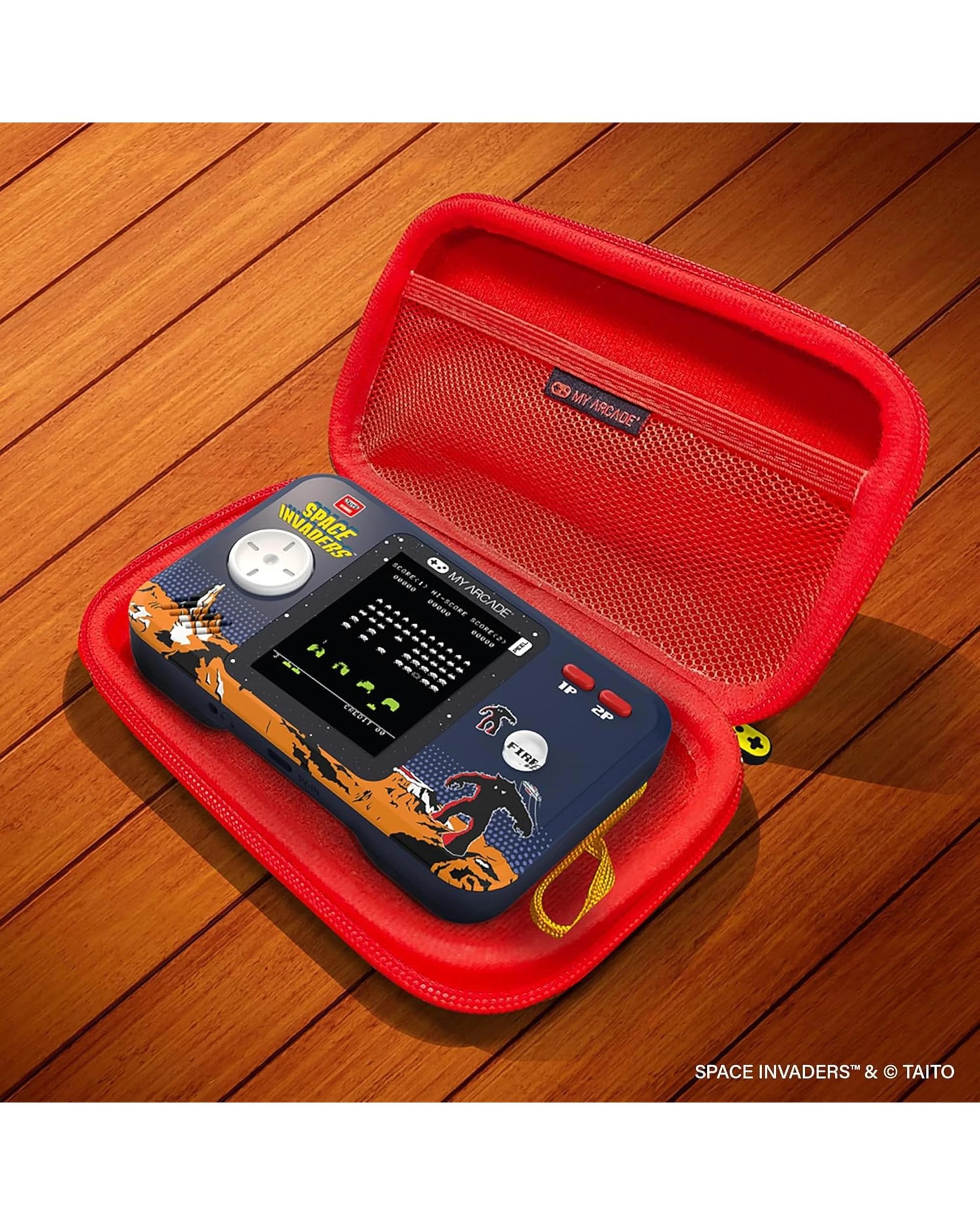 4 My Arcade Space Invaders Pocket Player Pro + Travel Case, 4 of 4