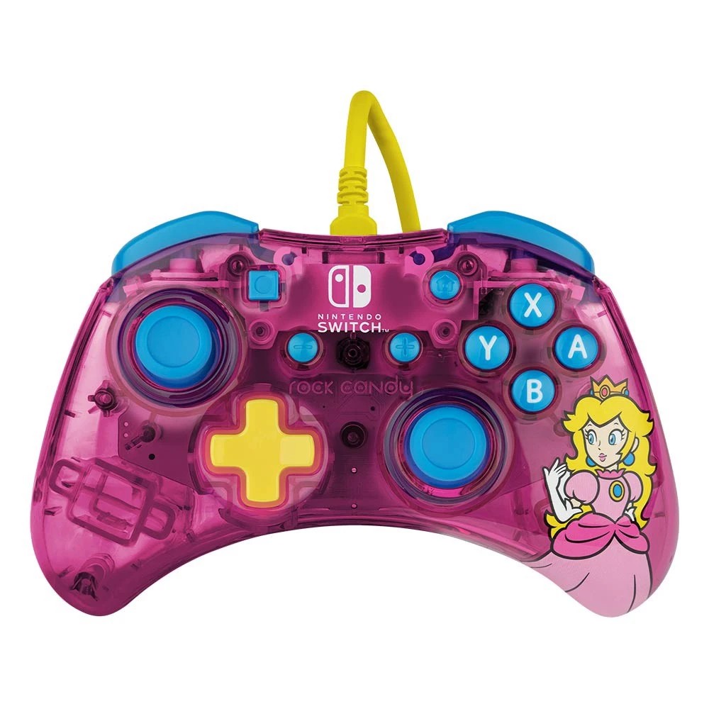 2 Rock Candy - Wired Controller - Bubblegum Peach - Pink, 2 of 6