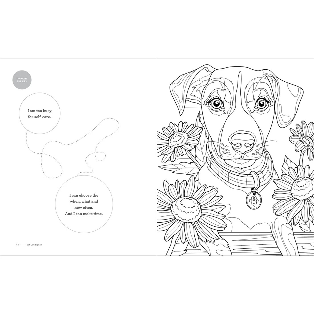 3 Self-Care Colouring and Activity Book, 3 of 5