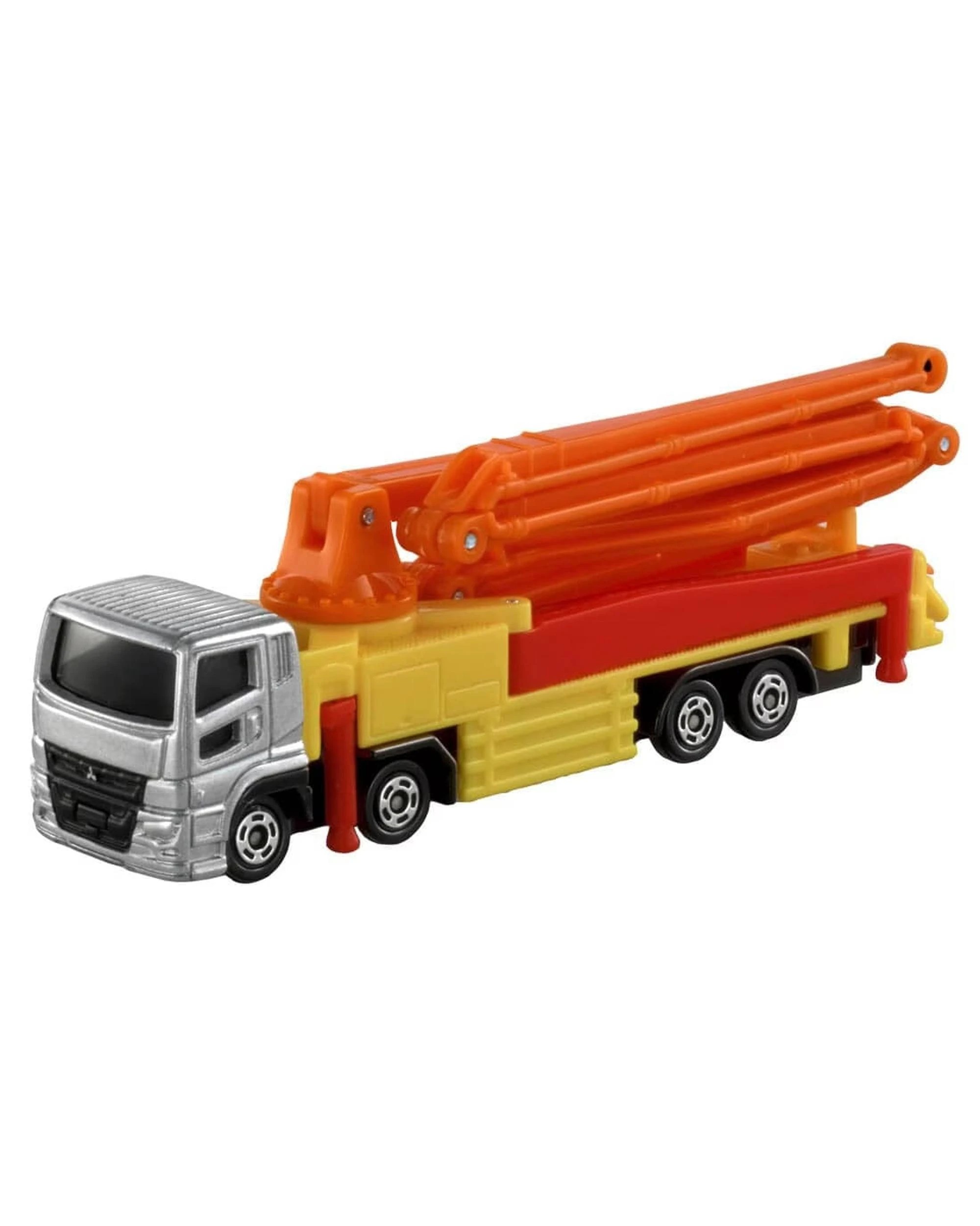 1 Tomica Long Type No.127 Mitsubishi Fuso Super Great Concrete Pumping Truck, 1 of 5