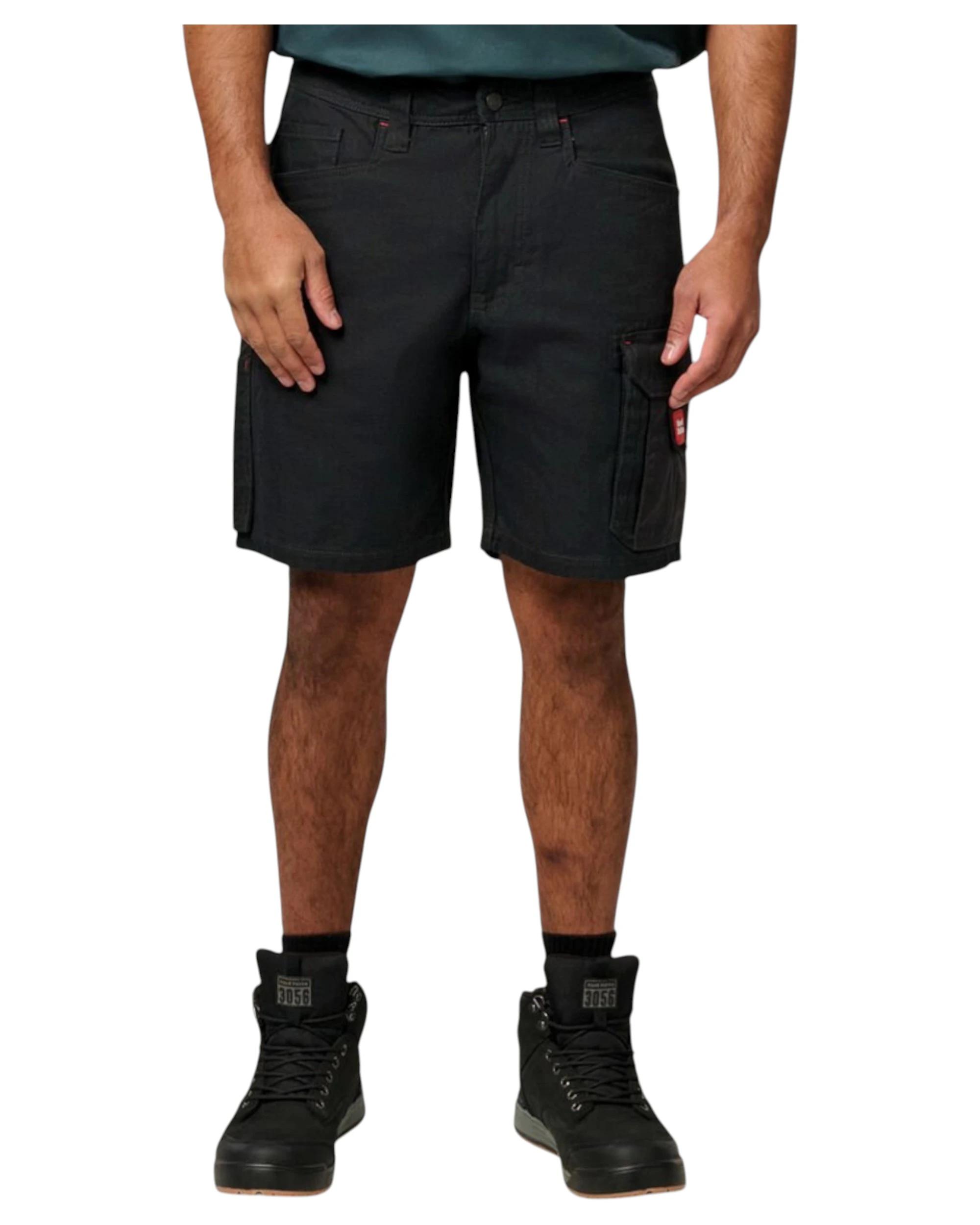 6 Hard Yakka 2 Pack Mens Legends Cargo Short BLACK, 6 of 6