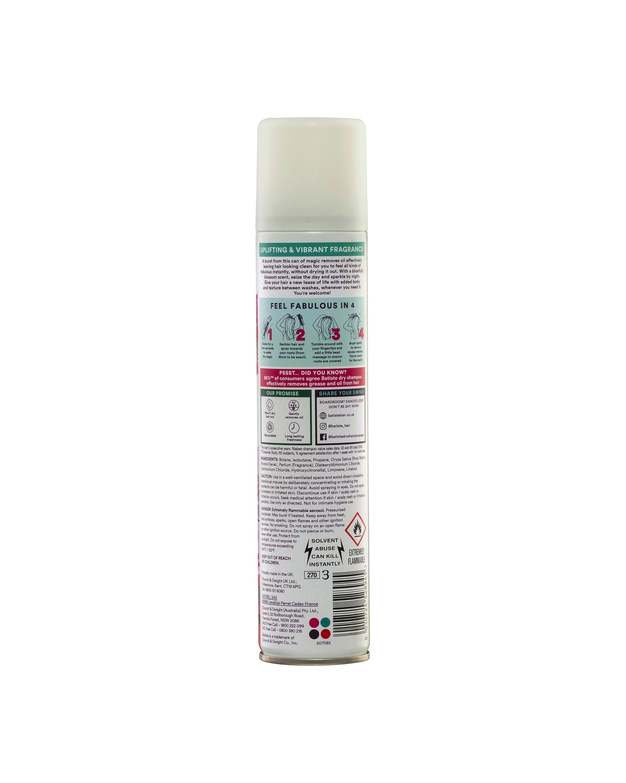 3 Batiste Eden Bloom Dry Shampoo 200ml - Blissful Blossom, 3 of 9