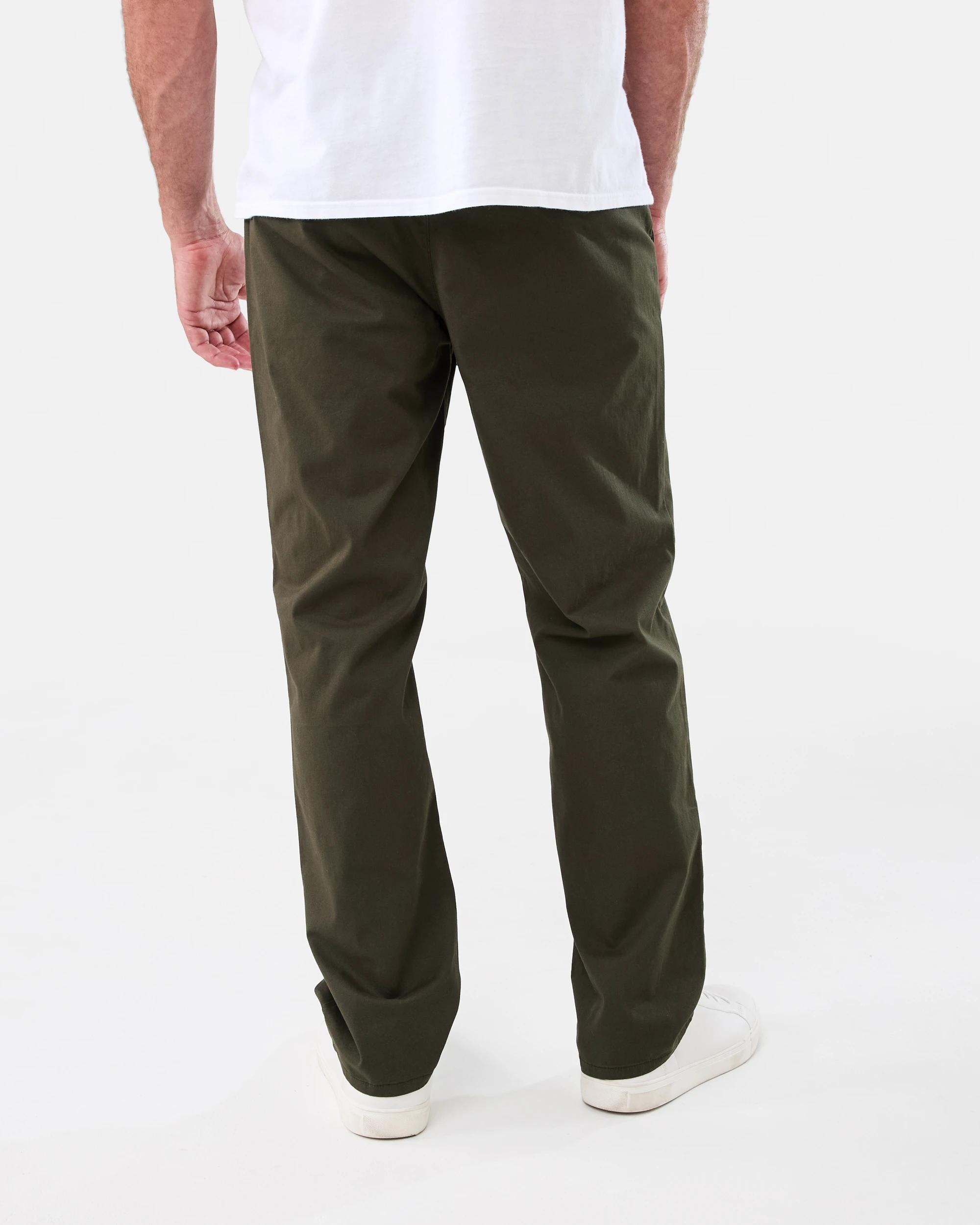 3 Straight Casual Chino Pants Grn Forest, 3 of 5