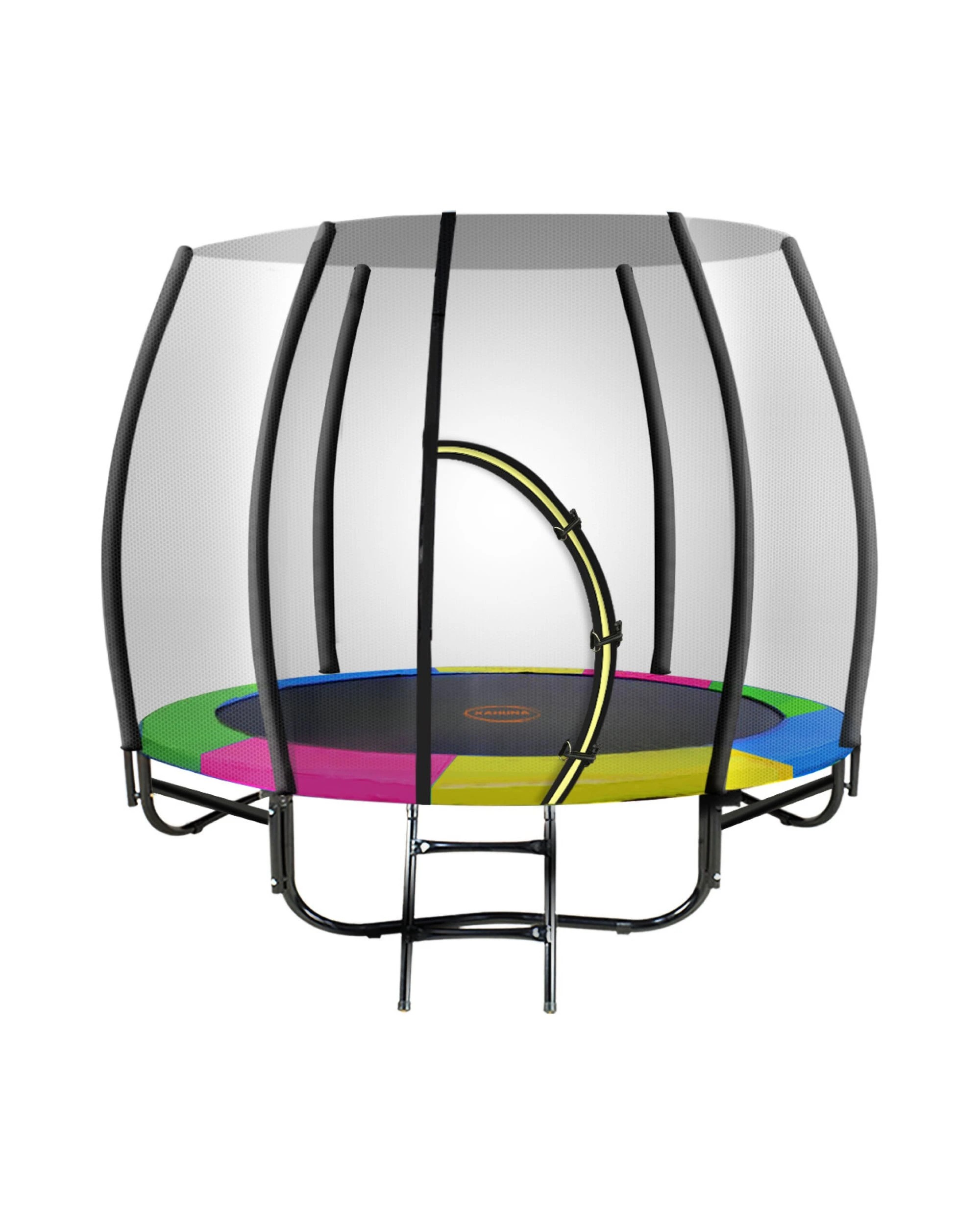 1 Kahuna Twister 8ft Springless Trampoline in Rainbow - Assorted, 1 of 8