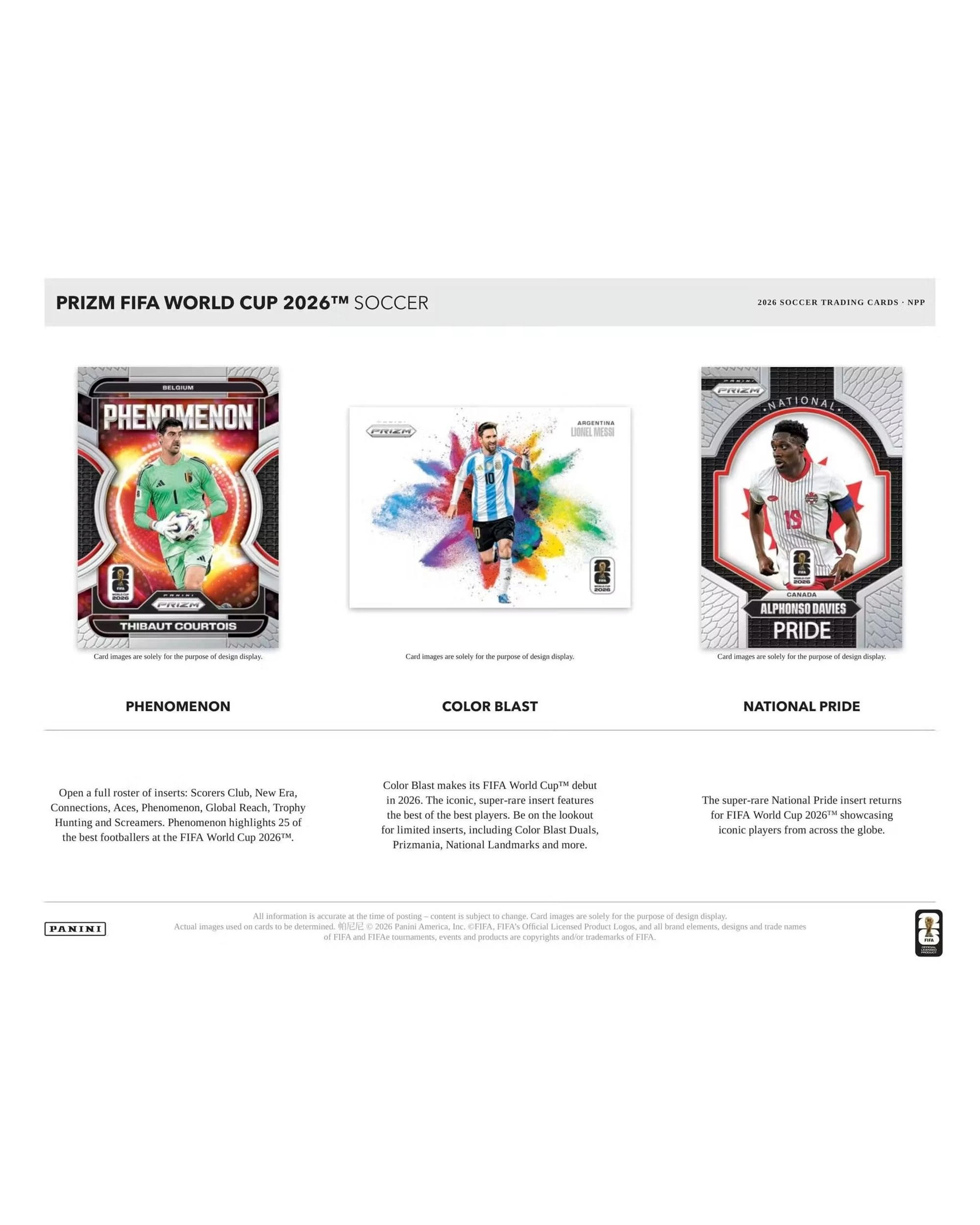 4 Panini 2026 Prizm FIFA World Cup Soccer Blaster Box, 4 of 6