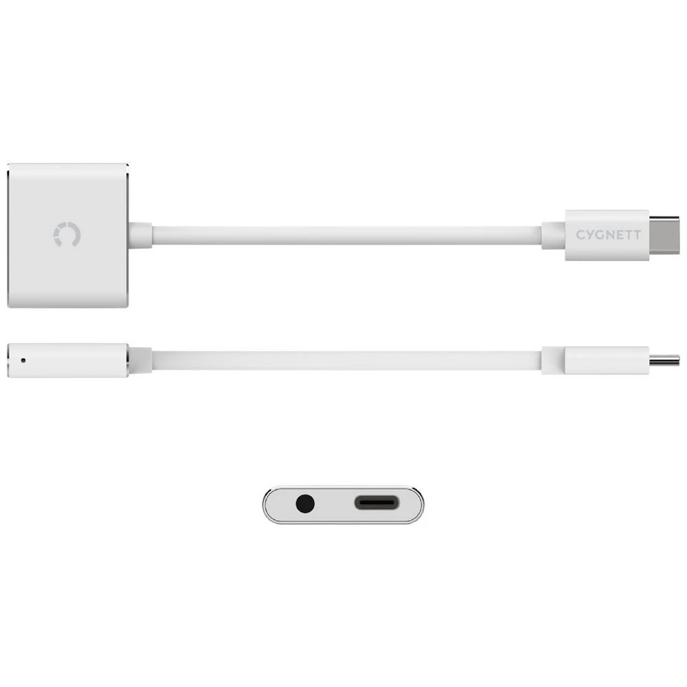 2 Cygnett Essentials 3.5mm to USB-C Adaptor with Charging Port, 2 of 4
