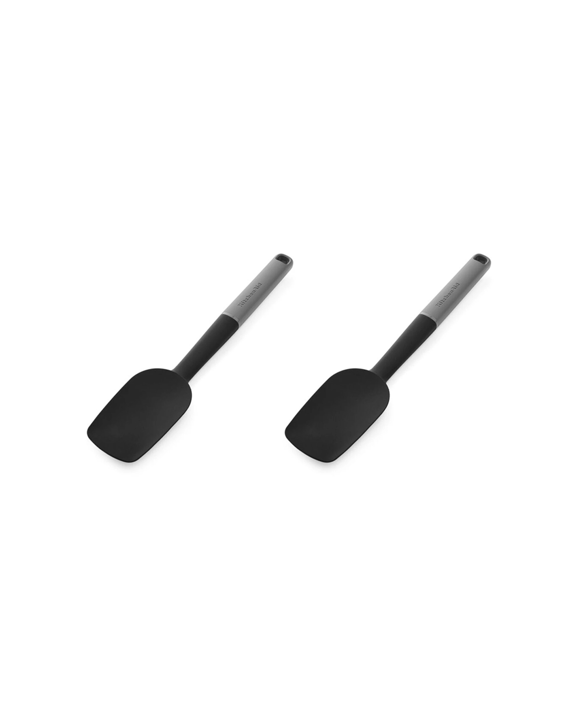 1 KitchenAid Classic Silicon Spoon Spatula Turner 2PK Kitchen Utensil - Charcoal, 1 of 6