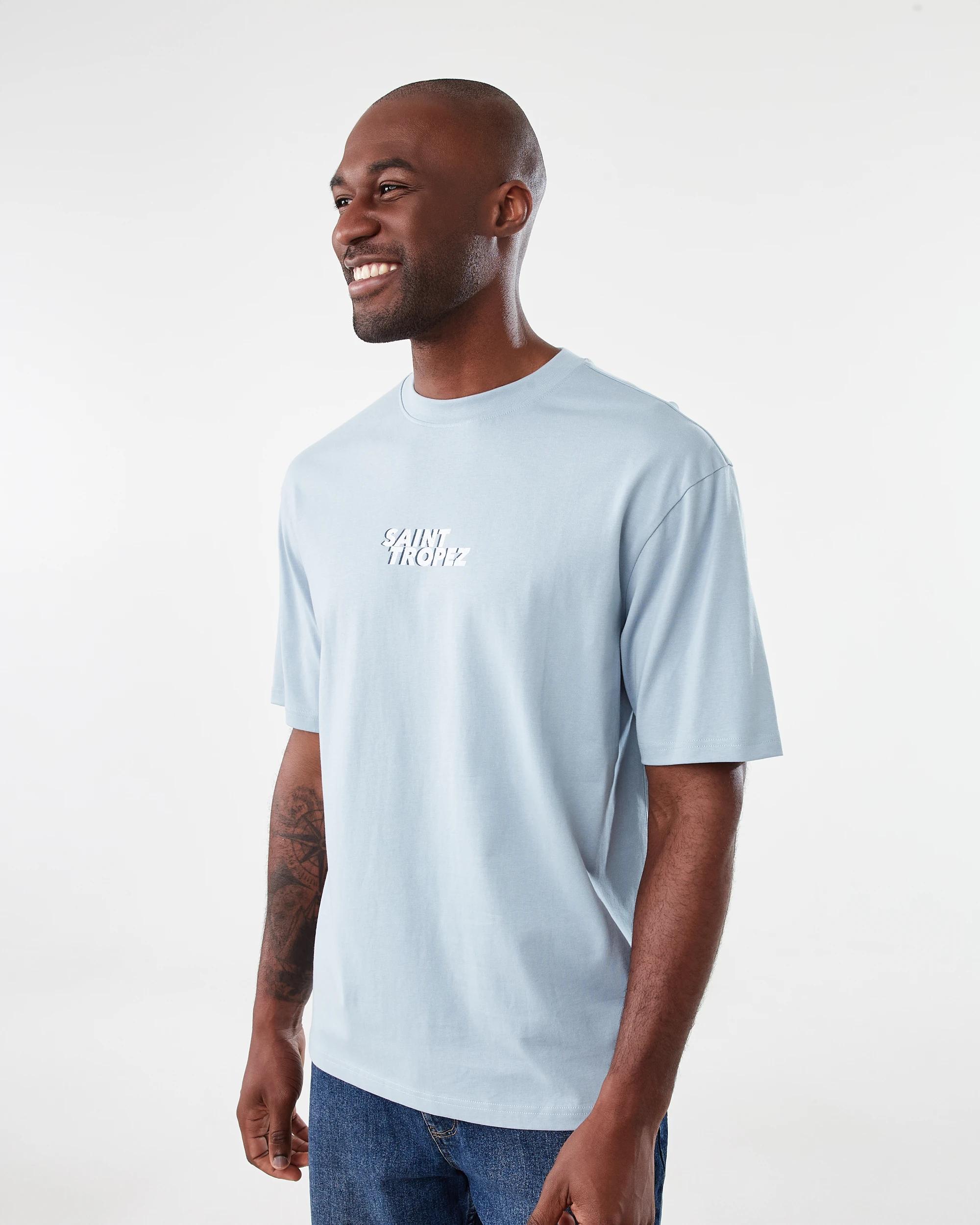 2 Oversized Graphic T-shirt Blu St Tro, 2 of 7