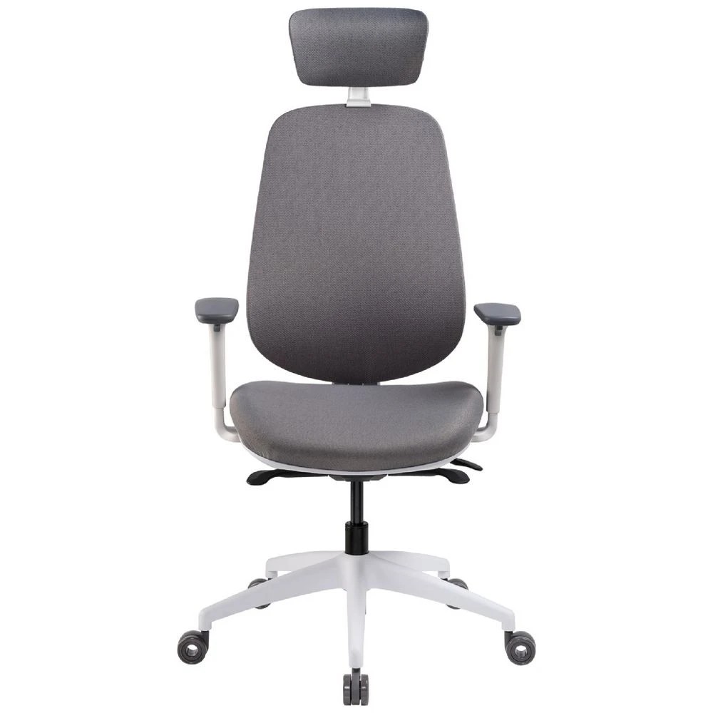 3 Pago AirForm Synchro Ergonomic Chair w/ Headrest Ash Grey Ergonomic Chairs and Desk Chairs, 3 of 10