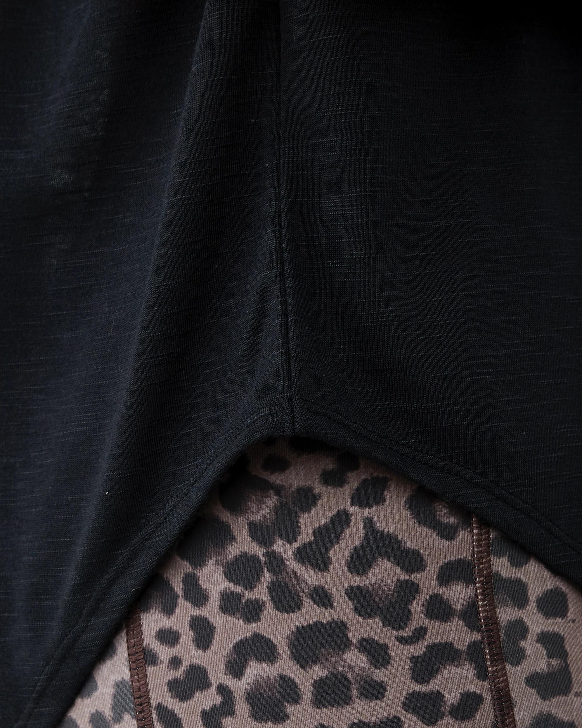 6 Active Womens Relax Sleeve T-shirt BLACK, 6 of 6