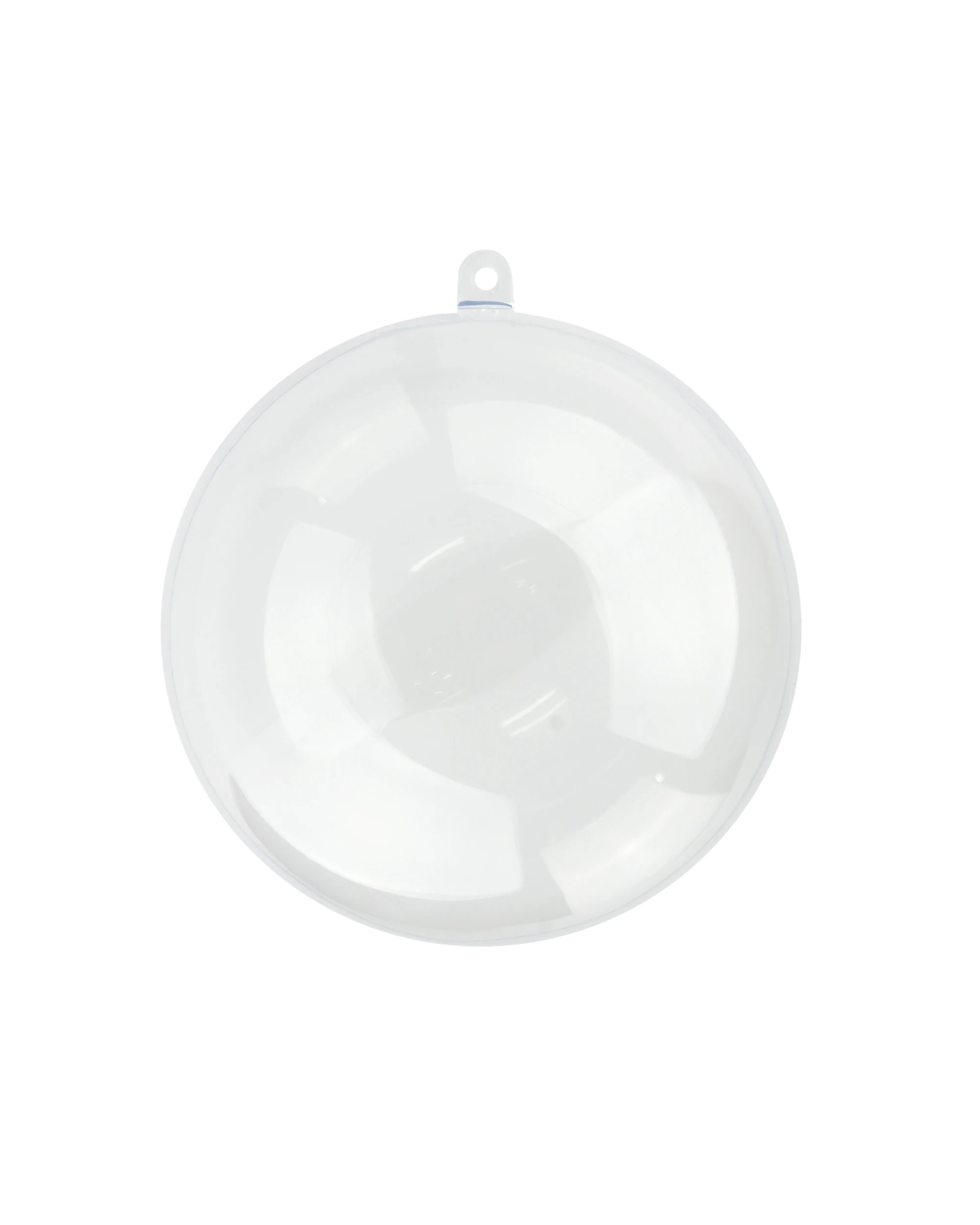 3 Partyrama Clear Plastic Fillable Bauble 10cm, 3 of 5