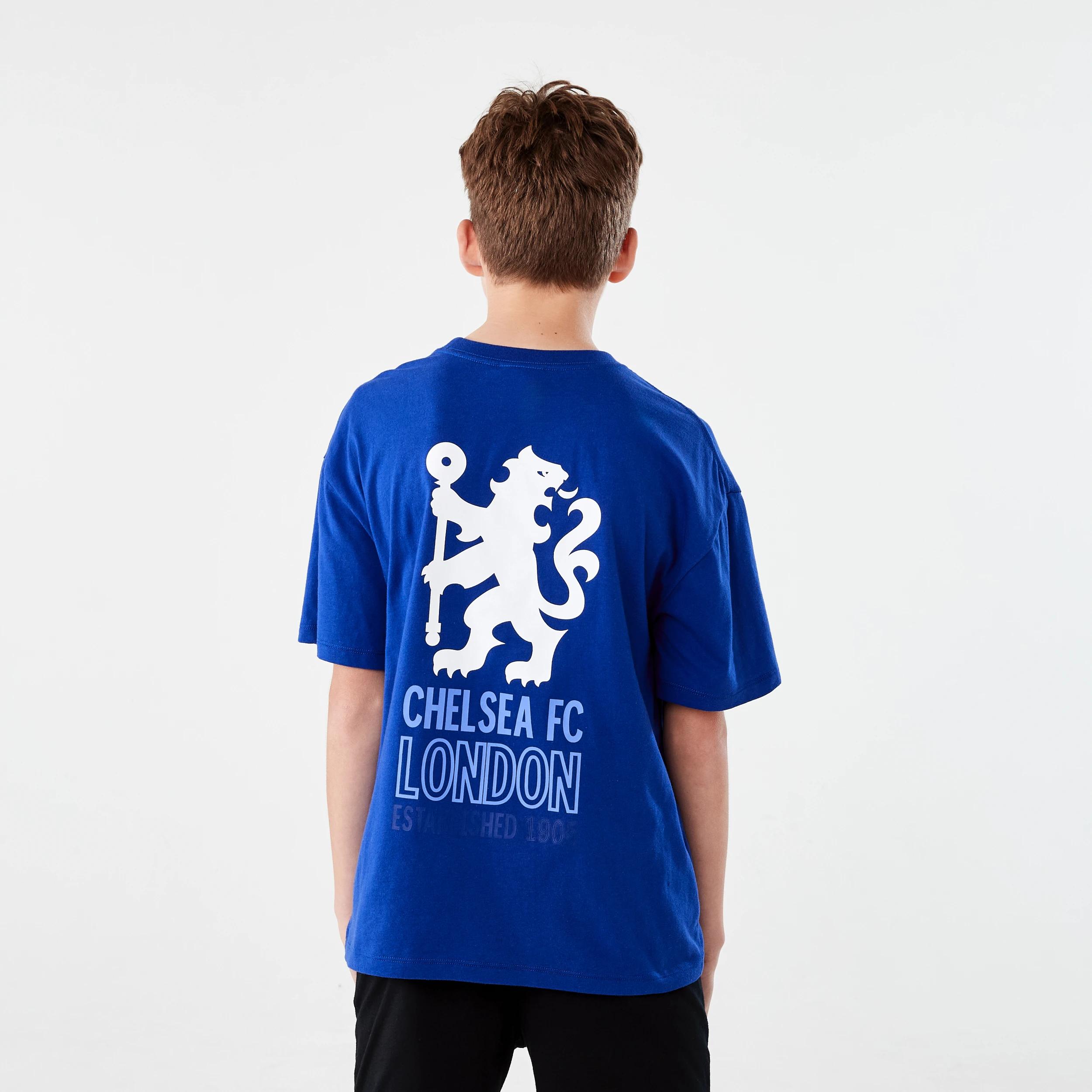 3 Official EPL Kids Youth T-shirt BLUE CHELSEA, 3 of 9