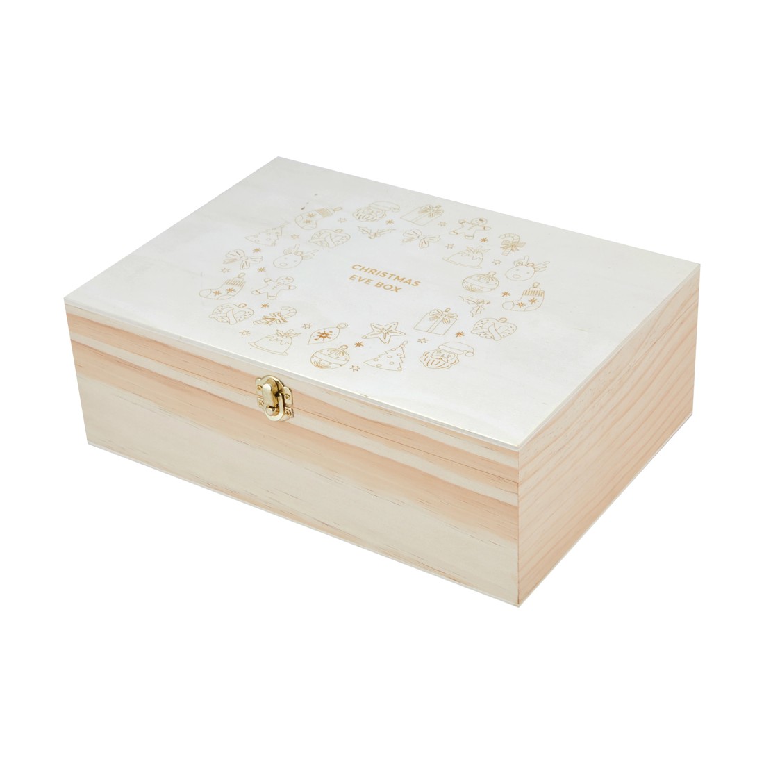 1 Craft Wood Blank Christmas Eve Box, 1 of 6