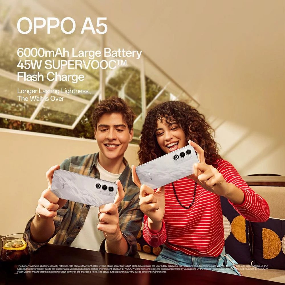 4 OPPO A5 128GB Mist White, 4 of 10
