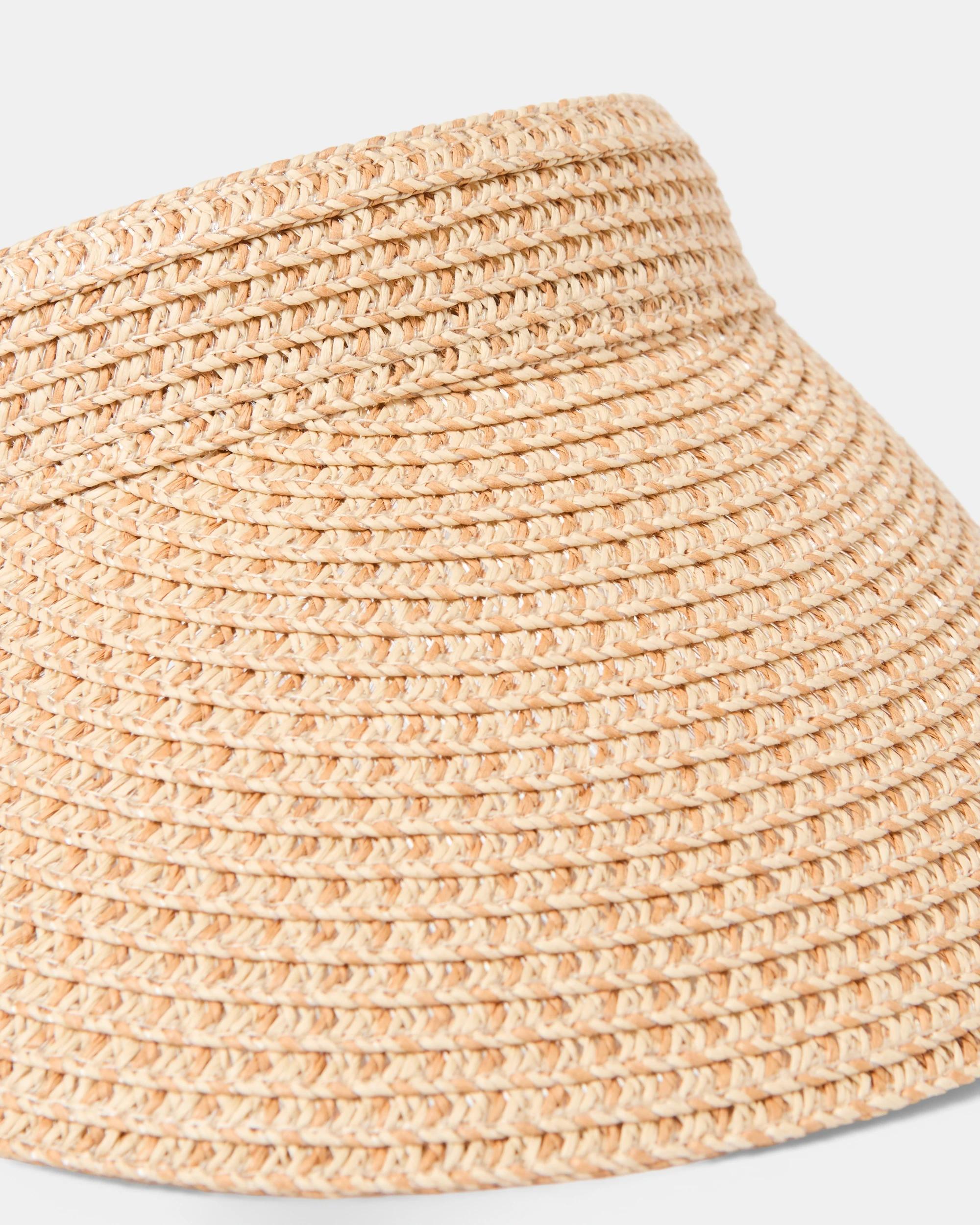 3 Plain Woven Visor Natural, 3 of 3